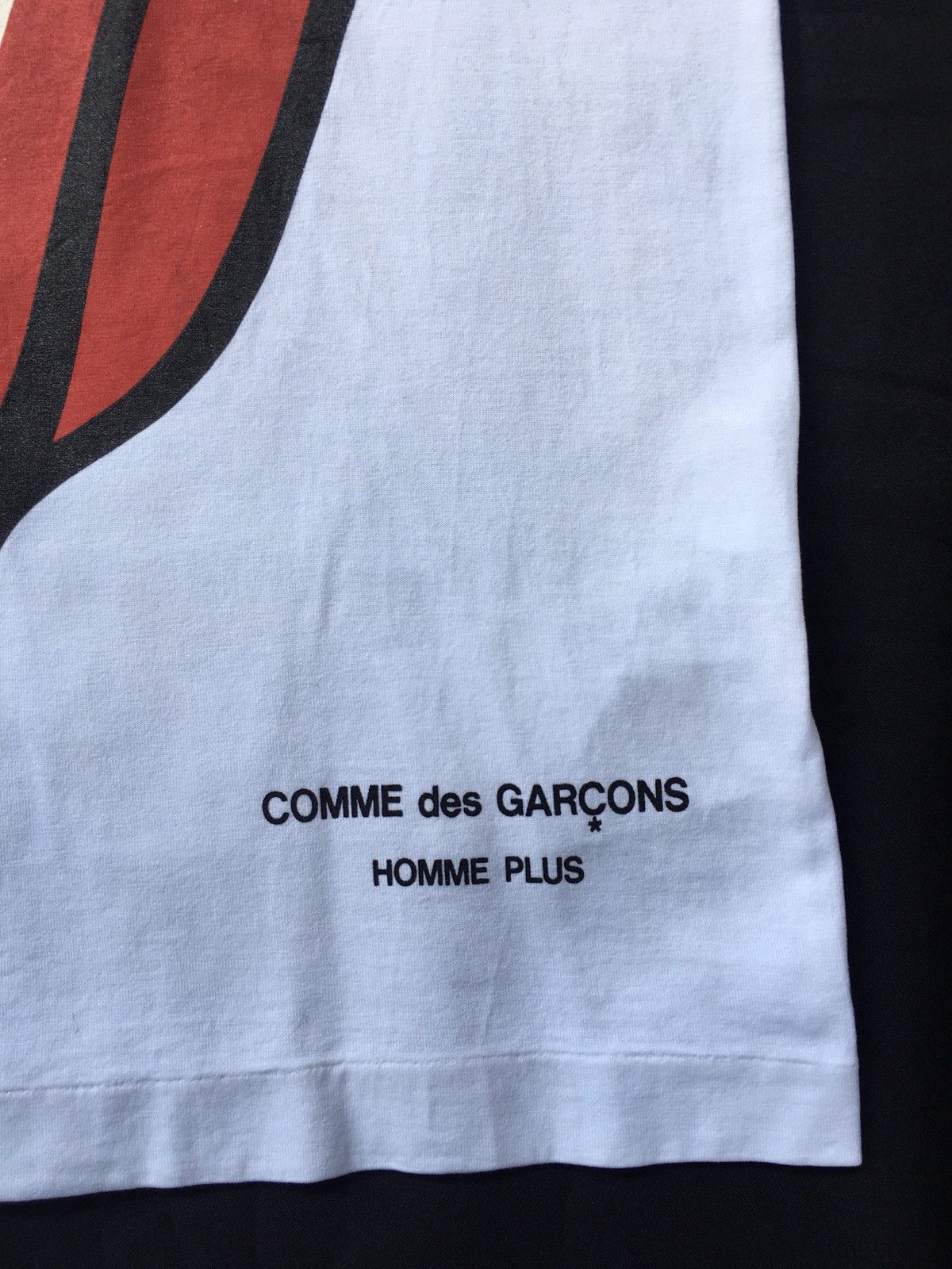 Comme des Garcons Rare Comme Des Garcons Homme Plus x Rolling Stones Tee Size US S / EU 44-46 / 1 - 9 Thumbnail