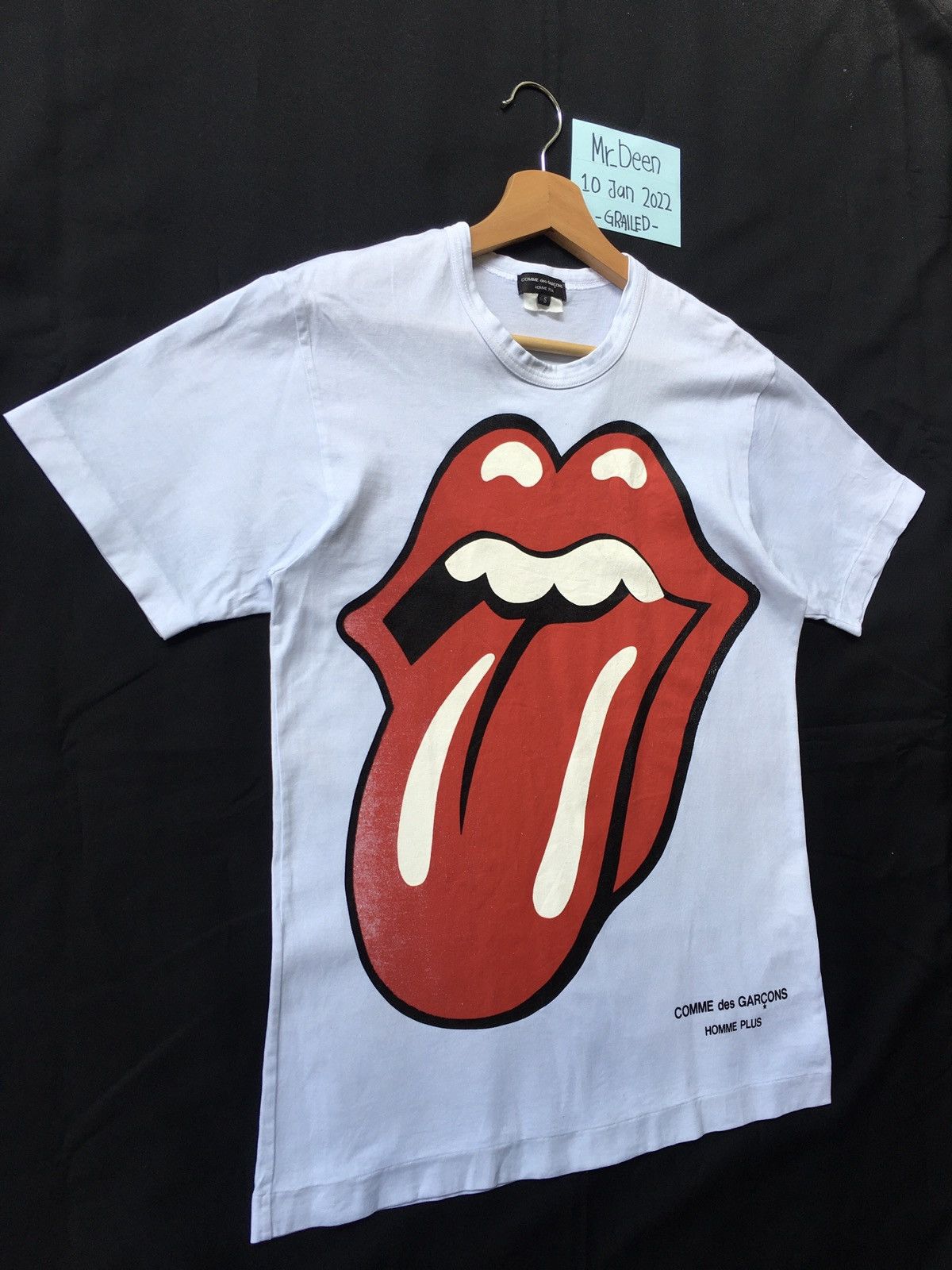 Comme des Garcons Rare Comme Des Garcons Homme Plus x Rolling Stones Tee Size US S / EU 44-46 / 1 - 4 Thumbnail
