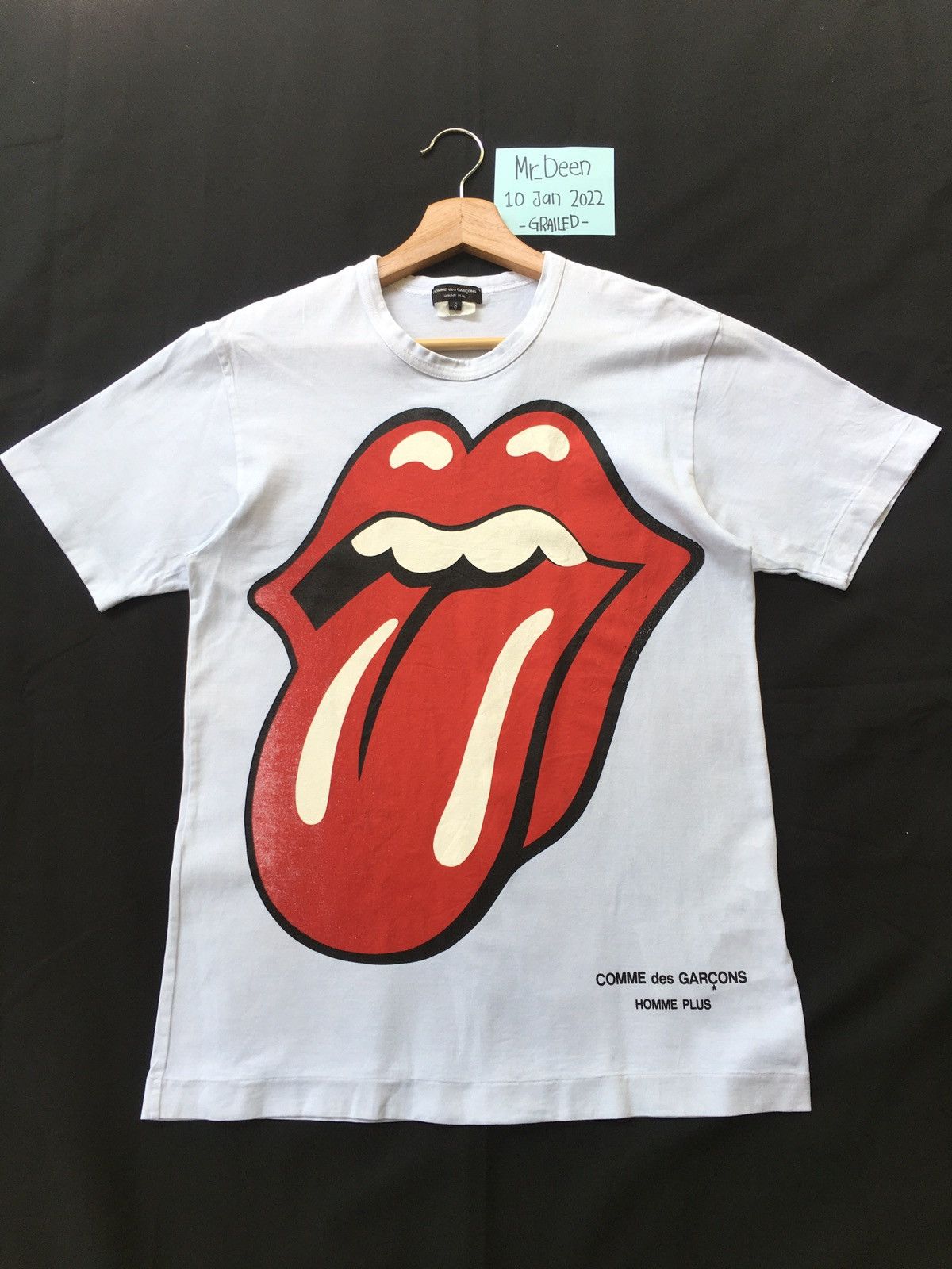 Comme des Garcons Rare Comme Des Garcons Homme Plus x Rolling Stones Tee Size US S / EU 44-46 / 1 - 2 Thumbnail
