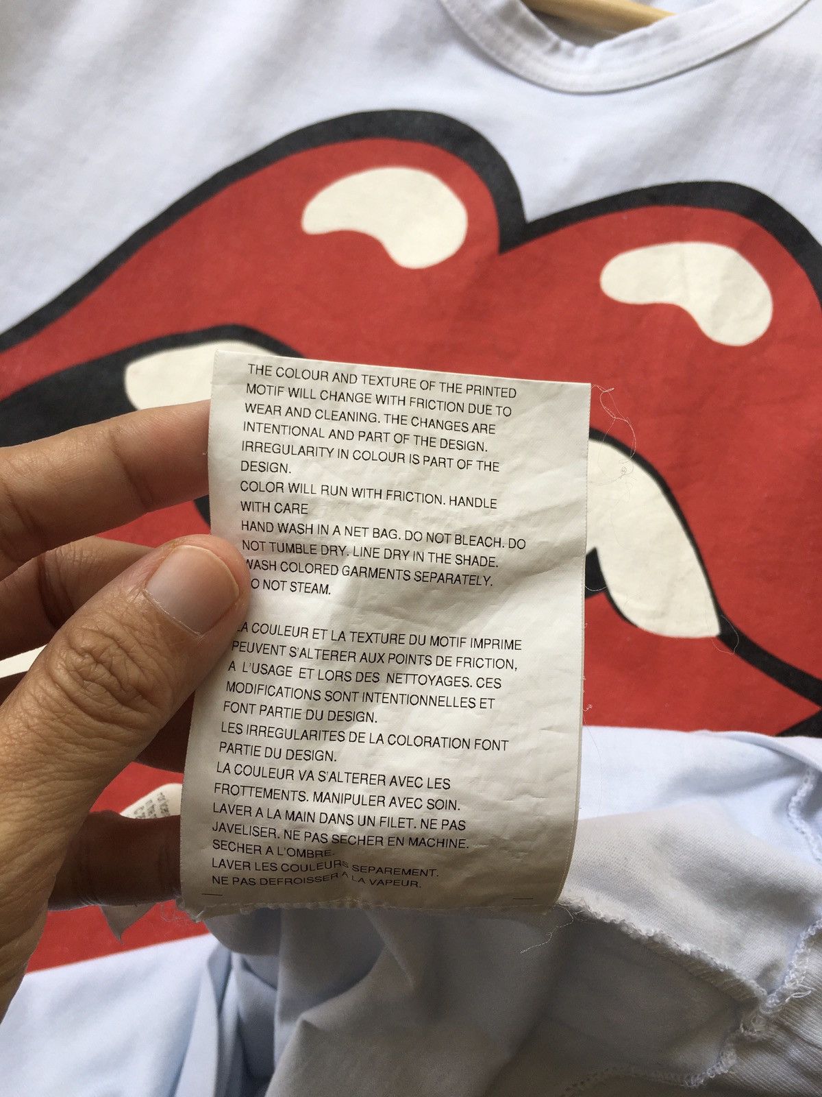 Comme des Garcons Rare Comme Des Garcons Homme Plus x Rolling Stones Tee Size US S / EU 44-46 / 1 - 25 Thumbnail