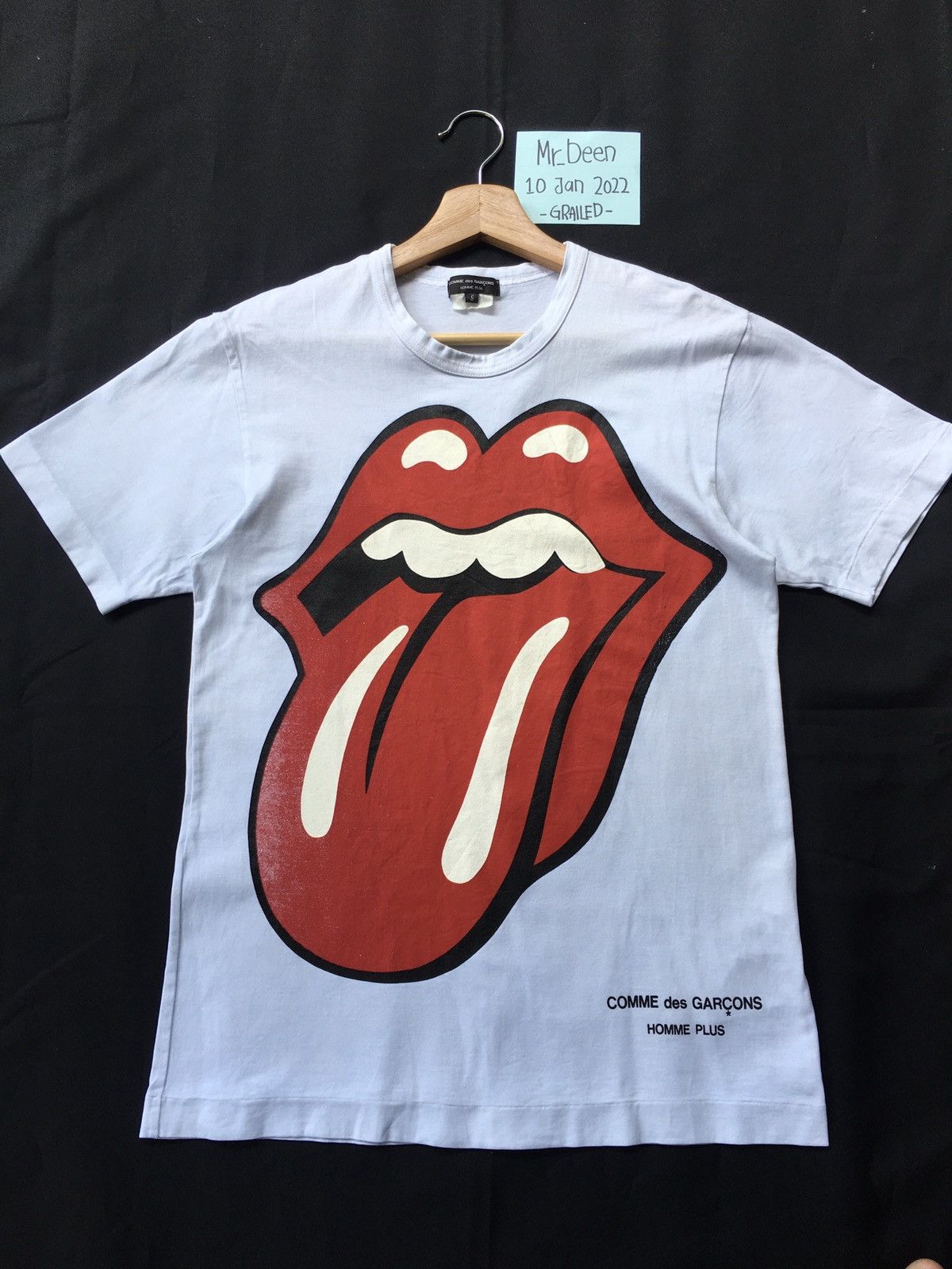 Comme des Garcons Rare Comme Des Garcons Homme Plus x Rolling Stones Tee Size US S / EU 44-46 / 1 - 7 Thumbnail