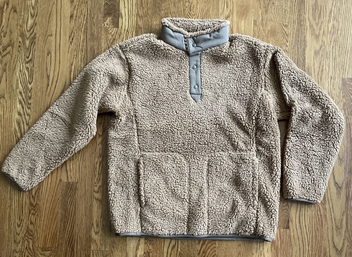 Uniqlo × White Mountaineering Small Brown Fleece Oversized Long-Sleeve Pullover Jacket Size US S / EU 44-46 / 1 - 1 Thumbnail