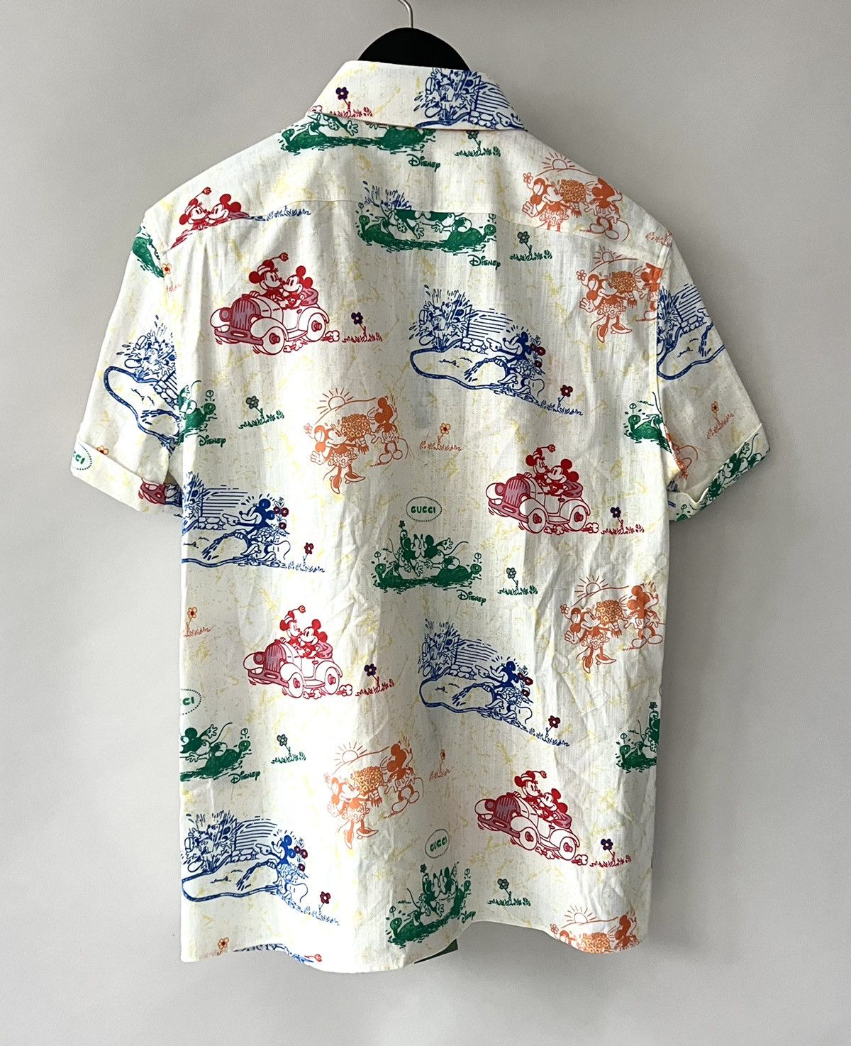 Disney × Gucci 🔥LIMITED🔥Gucci x Disney Mickey and Minnie Camp Collar Shirt Size US M / EU 48-50 / 2 - 2 Thumbnail