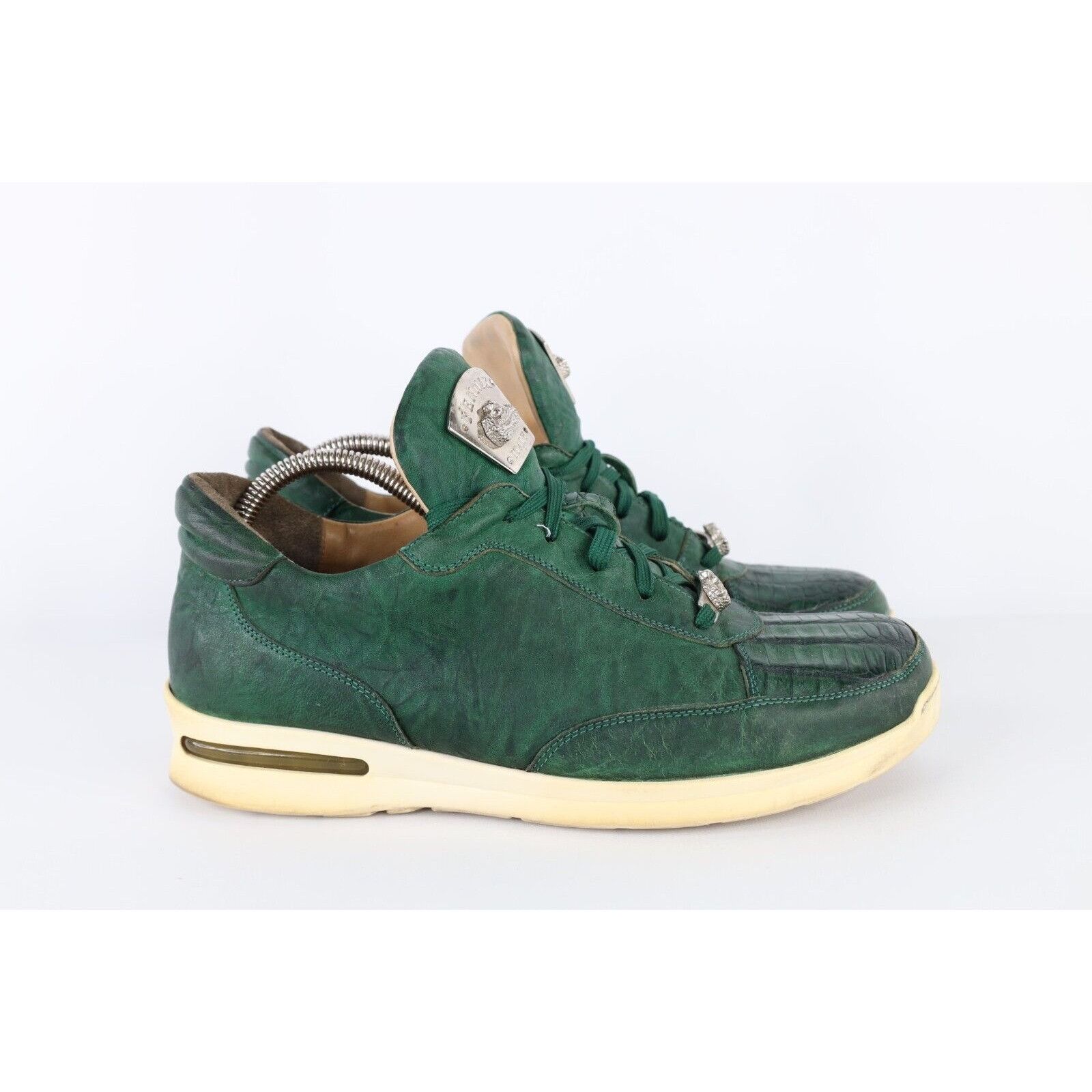 Vintage Fennix Italy Distressed Alligator Leather Sneakers Shoes Size US 9 / EU 42 - 5 Thumbnail