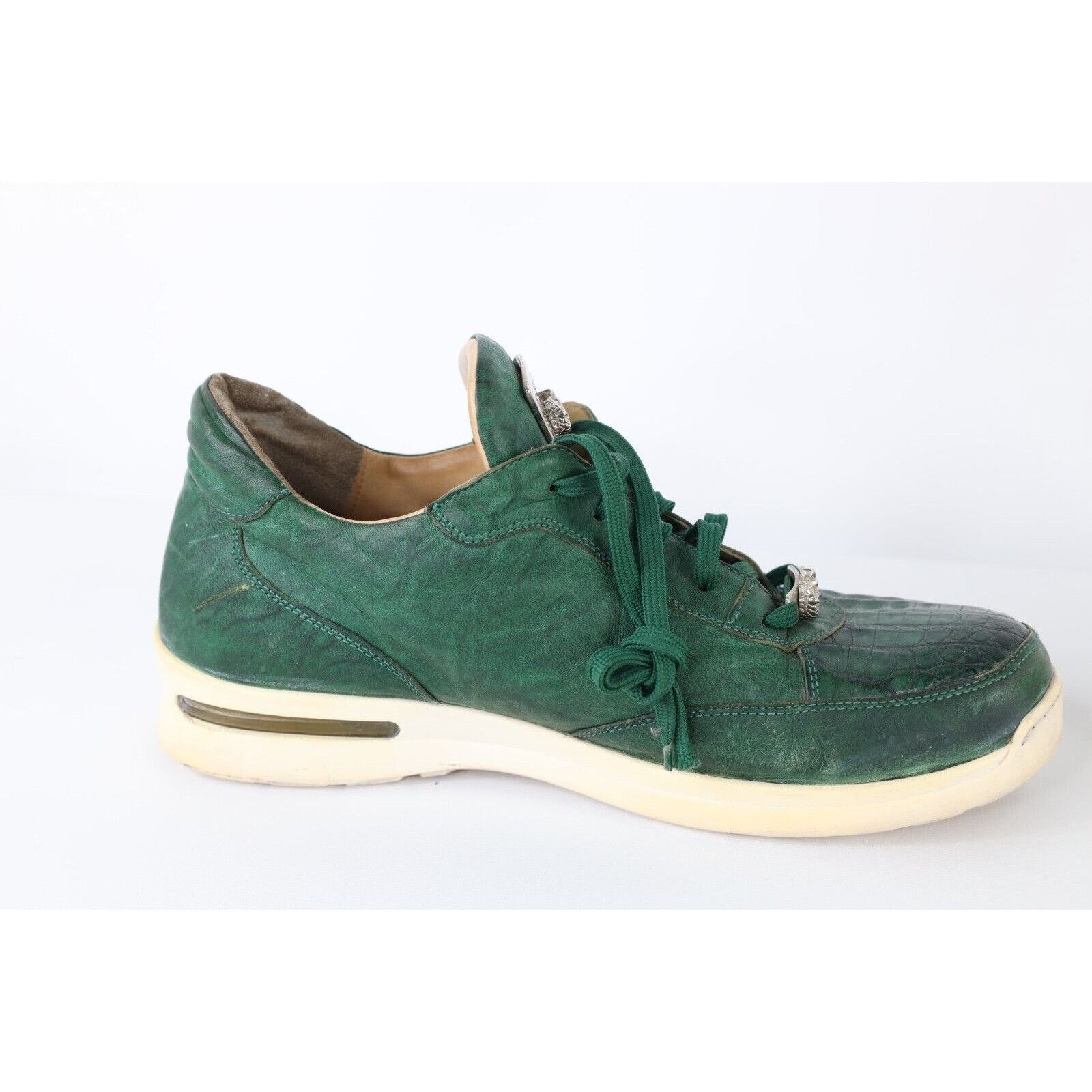 Vintage Fennix Italy Distressed Alligator Leather Sneakers Shoes Size US 9 / EU 42 - 10 Thumbnail