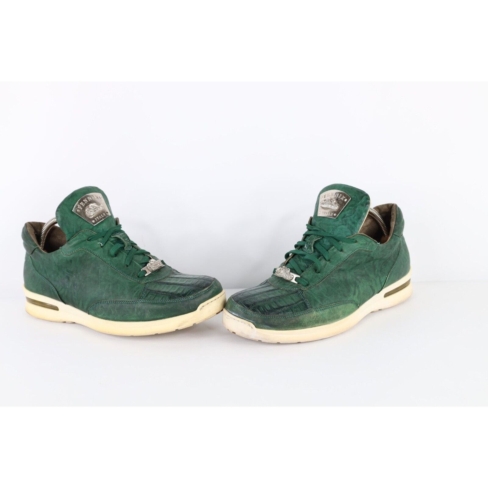 Vintage Fennix Italy Distressed Alligator Leather Sneakers Shoes Size US 9 / EU 42 - 1 Thumbnail