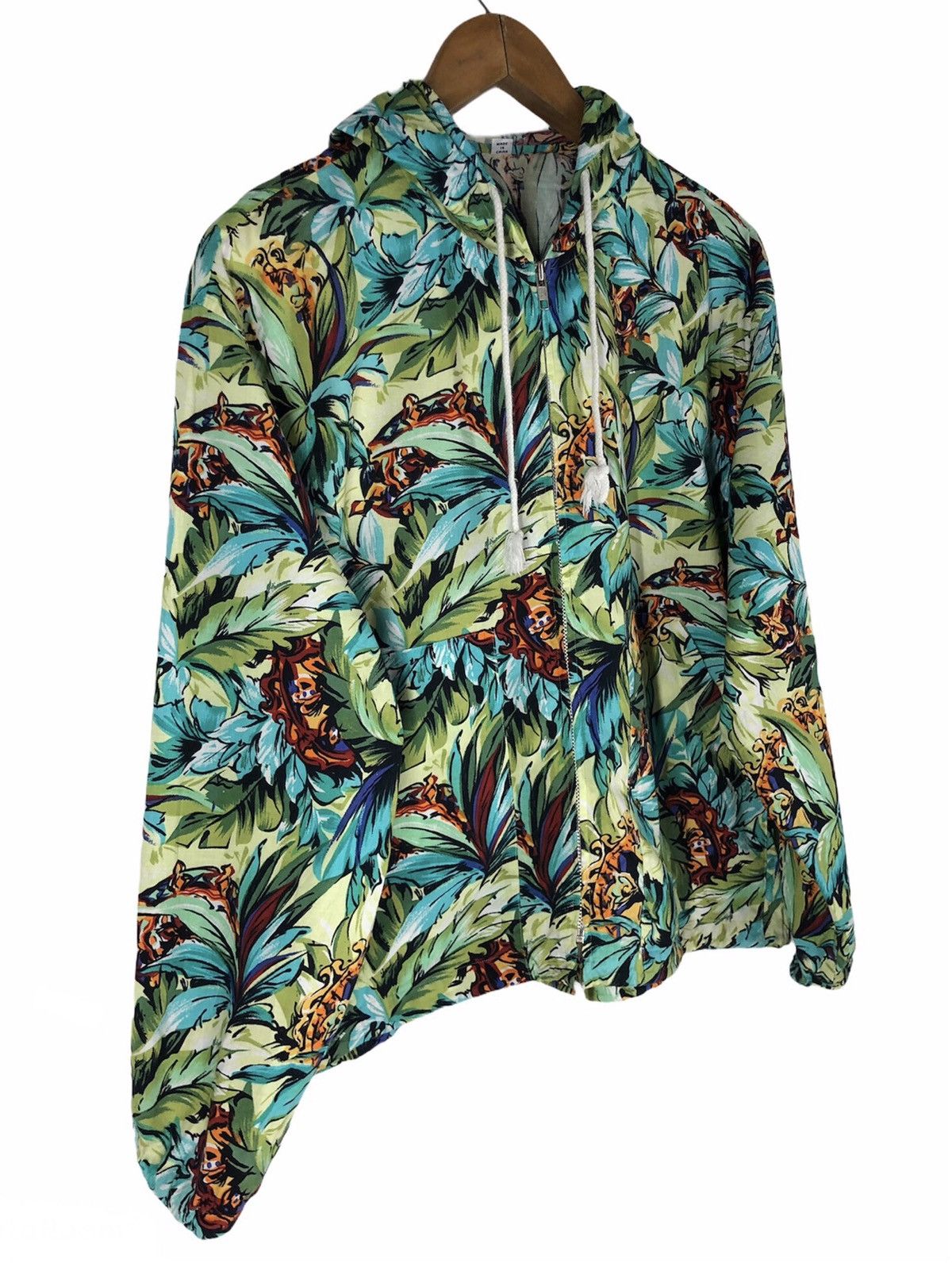 Vintage Flowers print light jacket streetwear cw21 Size US M / EU 48-50 / 2 - 3 Thumbnail