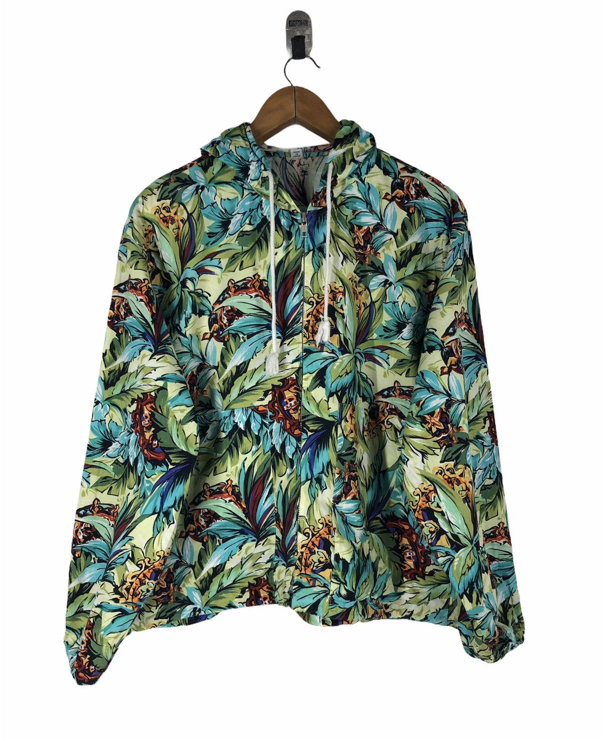 Vintage Flowers print light jacket streetwear cw21 Size US M / EU 48-50 / 2 - 1 Thumbnail