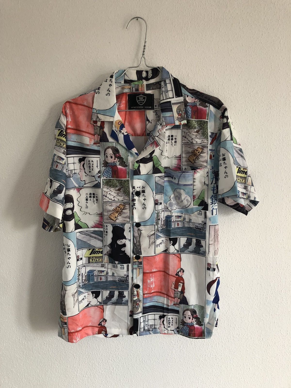 Vintage Anime all over shirt Size US M / EU 48-50 / 2 - 3 Thumbnail