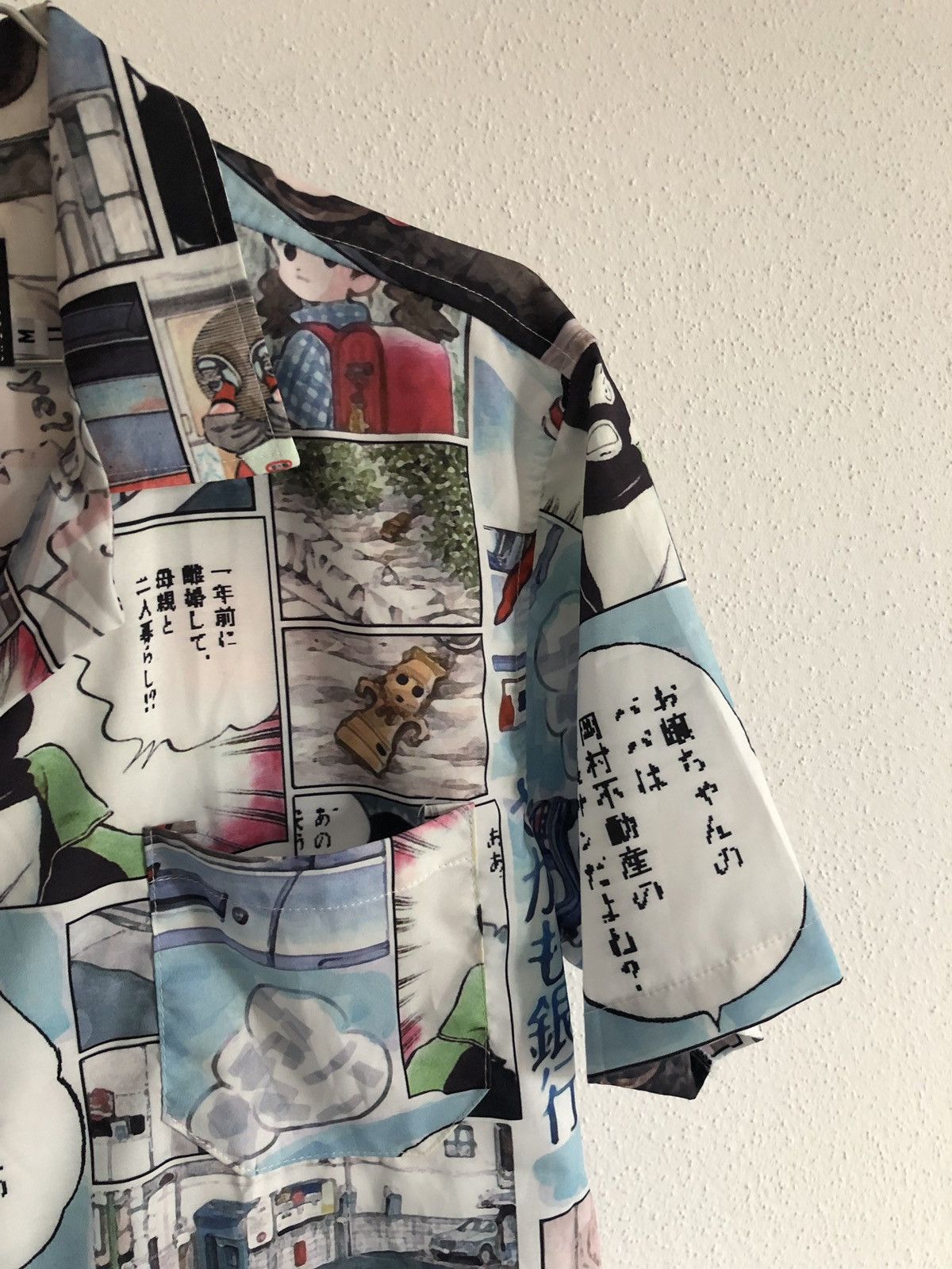 Vintage Anime all over shirt Size US M / EU 48-50 / 2 - 2 Thumbnail