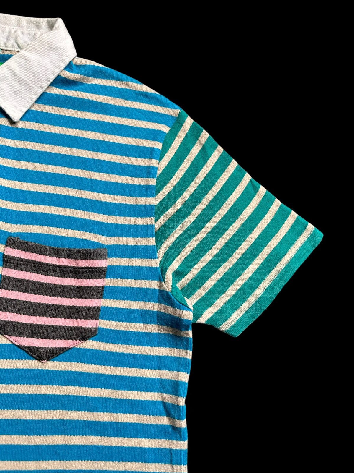Devilock × GOODENOUGH × MasterPiece SS12 - Mackdaddy Japan polo striped Size US M / EU 48-50 / 2 - 6 Thumbnail