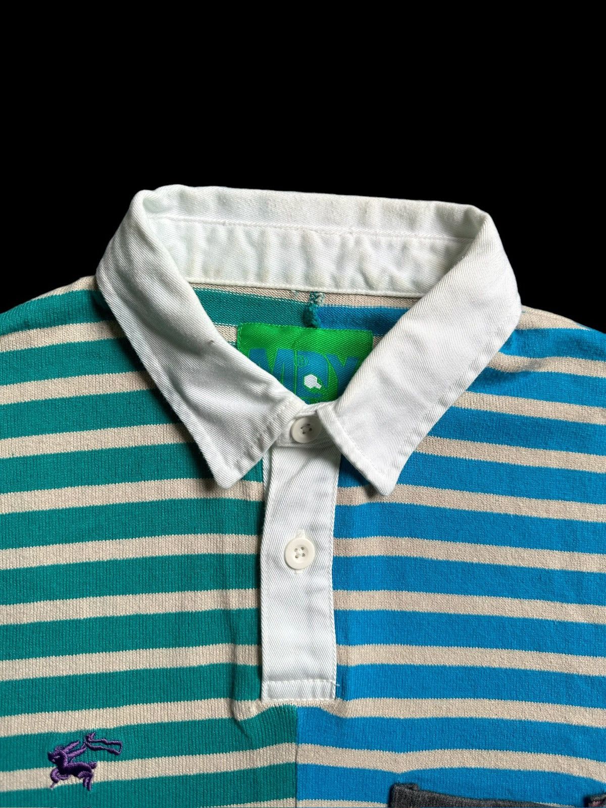 Devilock × GOODENOUGH × MasterPiece SS12 - Mackdaddy Japan polo striped Size US M / EU 48-50 / 2 - 5 Thumbnail