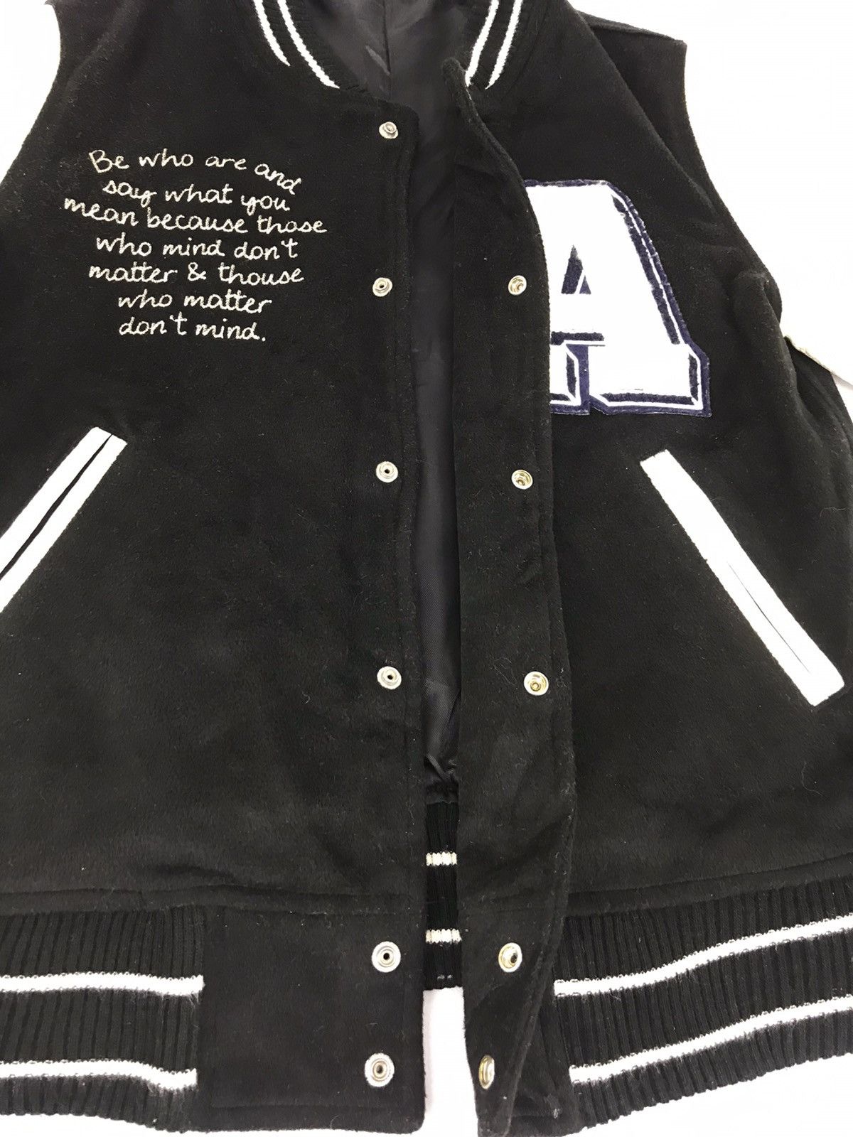 Vintage Vintage Japanese Brand Embroidery Big A Logo Varsity Jacket Size US S / EU 44-46 / 1 - 4 Thumbnail