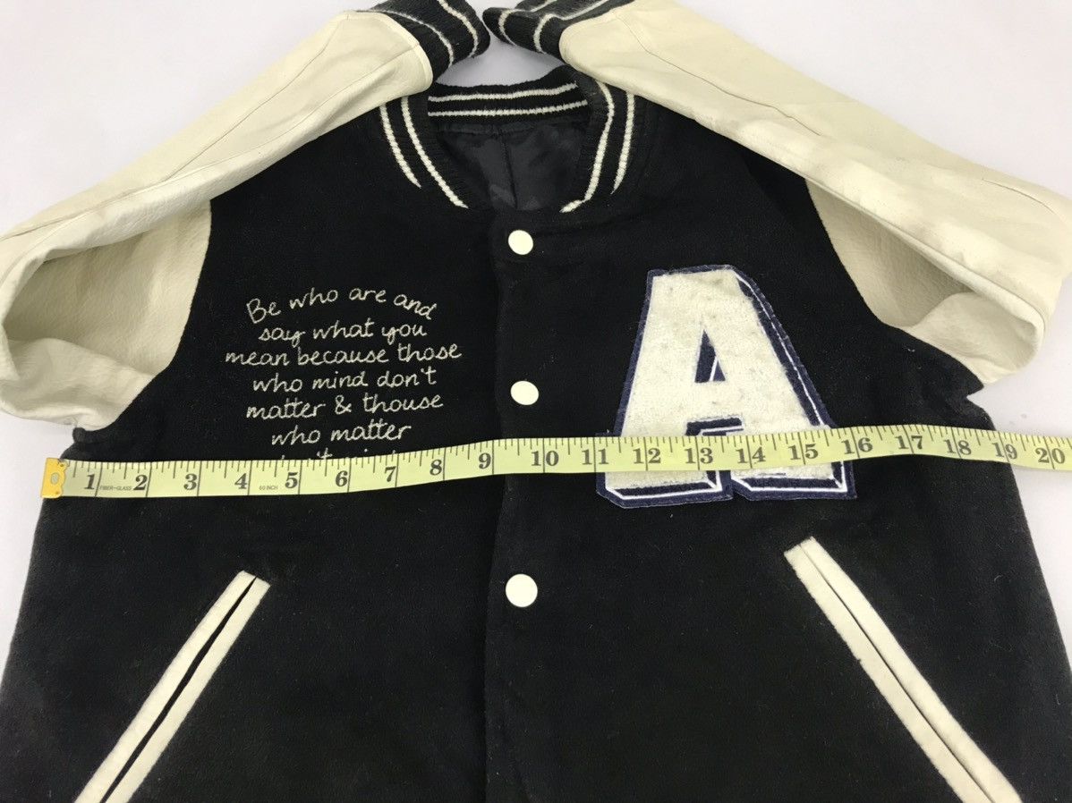 Vintage Vintage Japanese Brand Embroidery Big A Logo Varsity Jacket Size US S / EU 44-46 / 1 - 10 Thumbnail