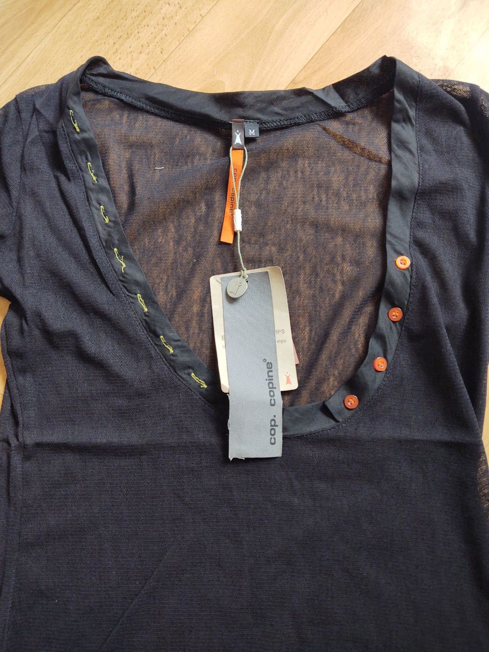 Cop Copine Cop Copine Black Mesh Jumper + Tank top 2 pieces Set Size M / US 6-8 / IT 42-44 - 5 Thumbnail
