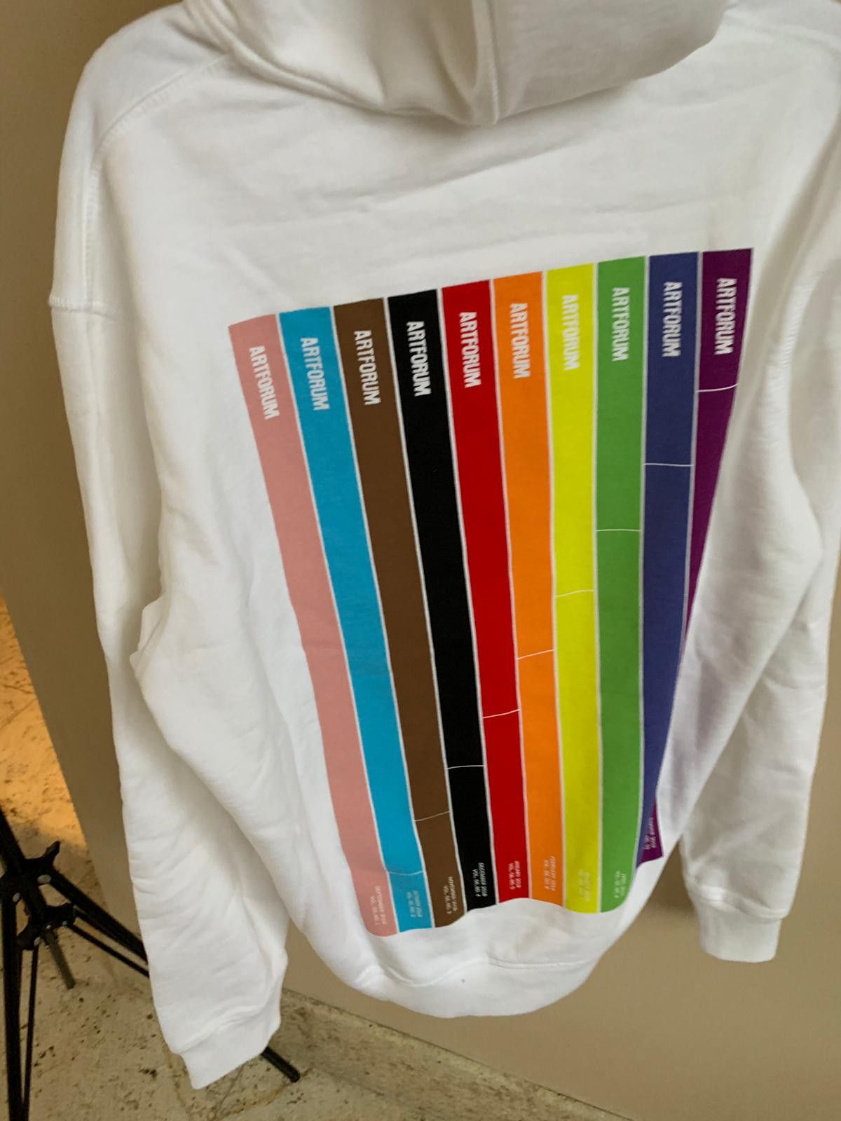 Helmut Lang Artforum Hoodie in Chalk White Size US S / EU 44-46 / 1 - 1 Thumbnail