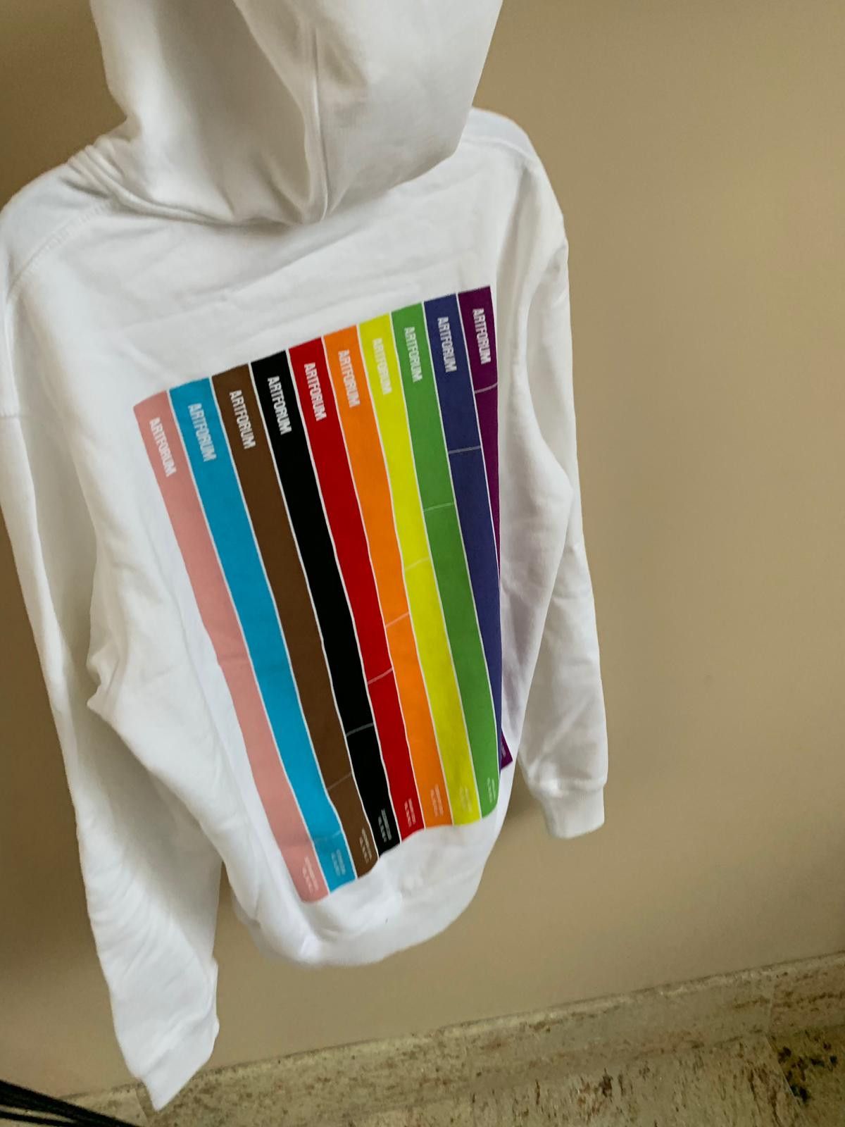 Helmut Lang Artforum Hoodie in Chalk White Size US S / EU 44-46 / 1 - 12 Thumbnail