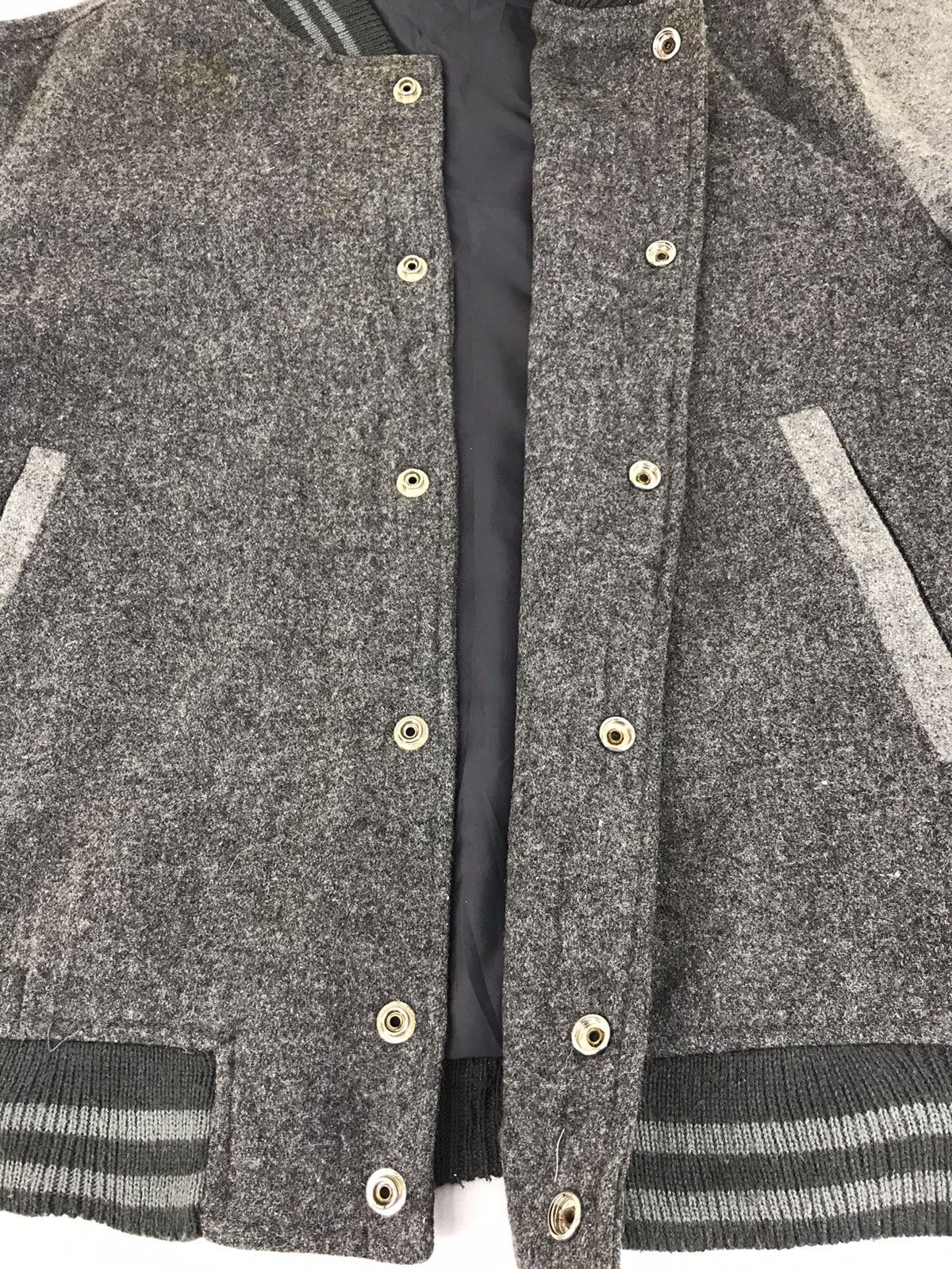 Japanese Brand Vintage Japanese Brand Simple Varsity Jacket Wool Quilted Size US M / EU 48-50 / 2 - 4 Thumbnail