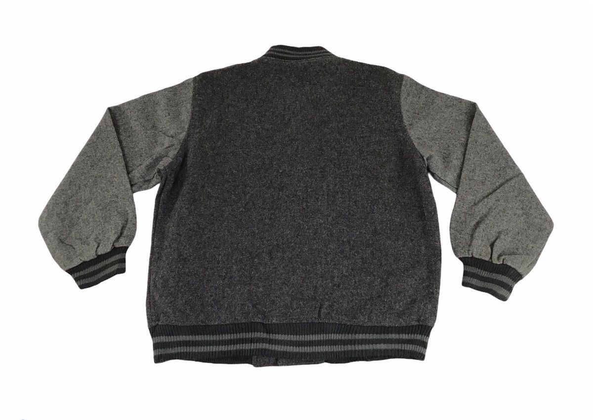Japanese Brand Vintage Japanese Brand Simple Varsity Jacket Wool Quilted Size US M / EU 48-50 / 2 - 2 Thumbnail