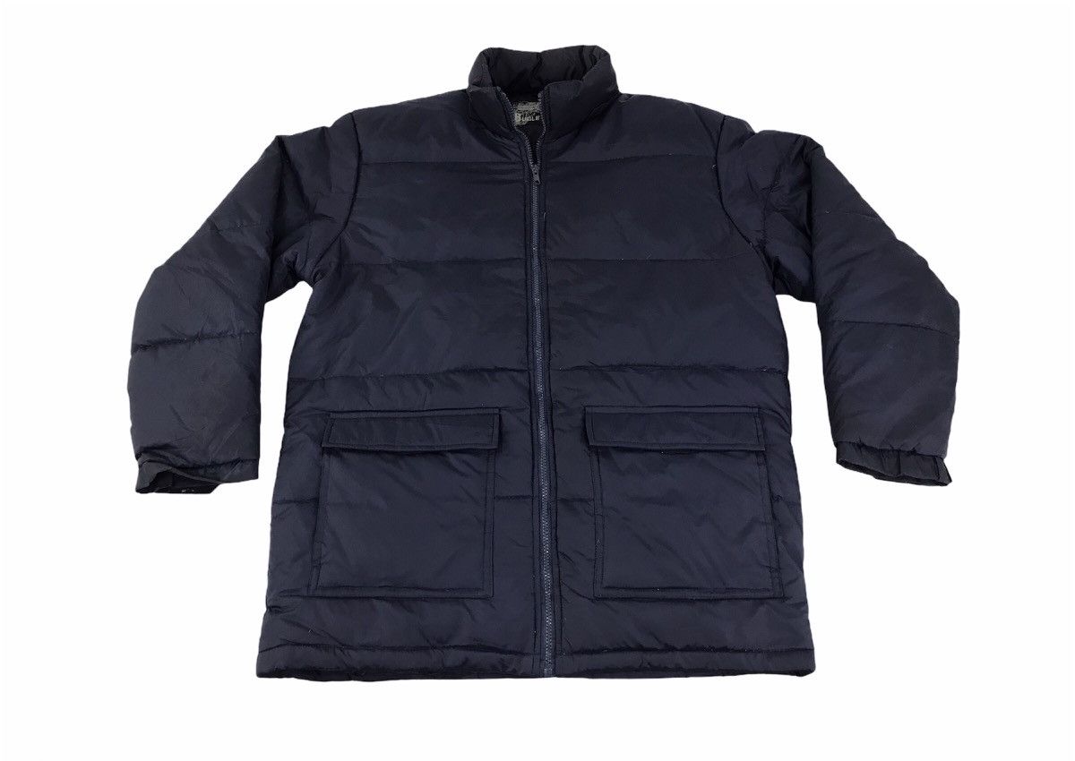 image of Bugle Boy Vintage Bugle Club Puffer Quilted Light Jacket Zipper Style in Black, Men's (Size Medium)