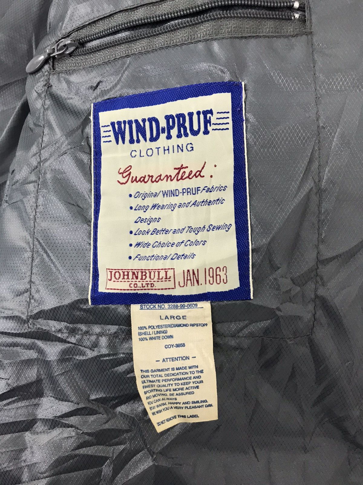Johnbull × Vintage John Bull Windpruf Puffer Quilted Parkas Jacket Size US L / EU 52-54 / 3 - 5 Thumbnail