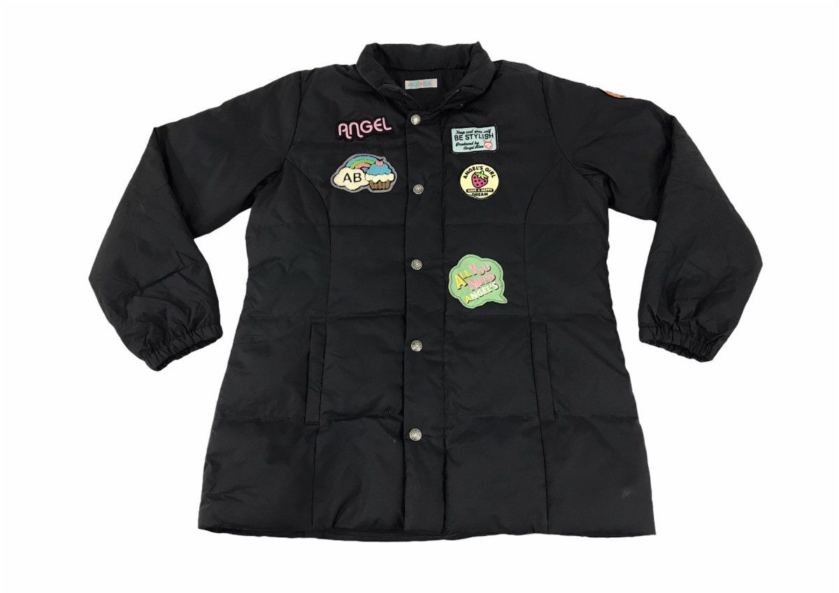 Japanese Brand × Vintage Vintage Angel Blue Unisex Parka Puffer Long Jacket Size M / US 6-8 / IT 42-44 - 1 Thumbnail