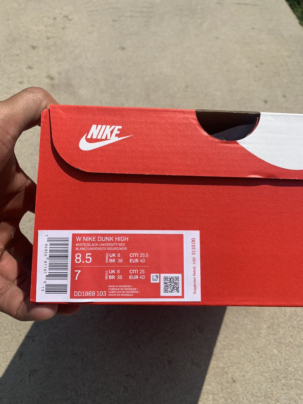 Nike Nike Dunk Black White 8.5W Size US 7 / EU 40 - 6 Thumbnail
