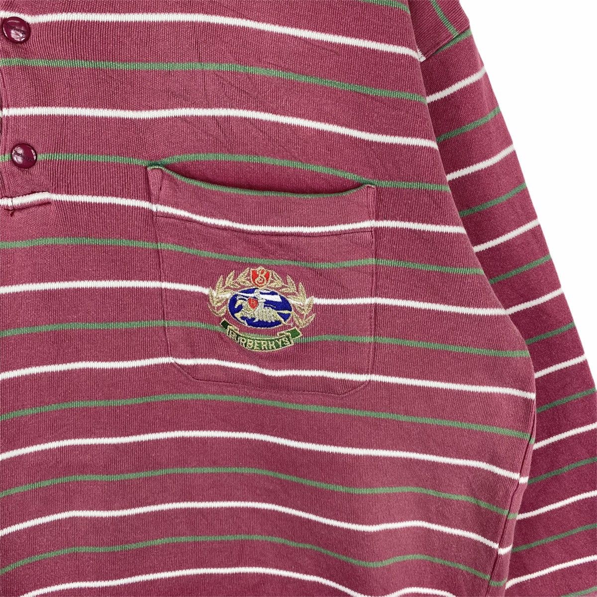 Burberry × Vintage Vintage BURBERRYS Small Logo Sweatshirt Pullover Jumper Size US L / EU 52-54 / 3 - 6 Thumbnail