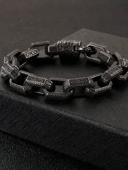 Jewelry Square Link Chain Bracelet Size ONE SIZE - 3 Thumbnail