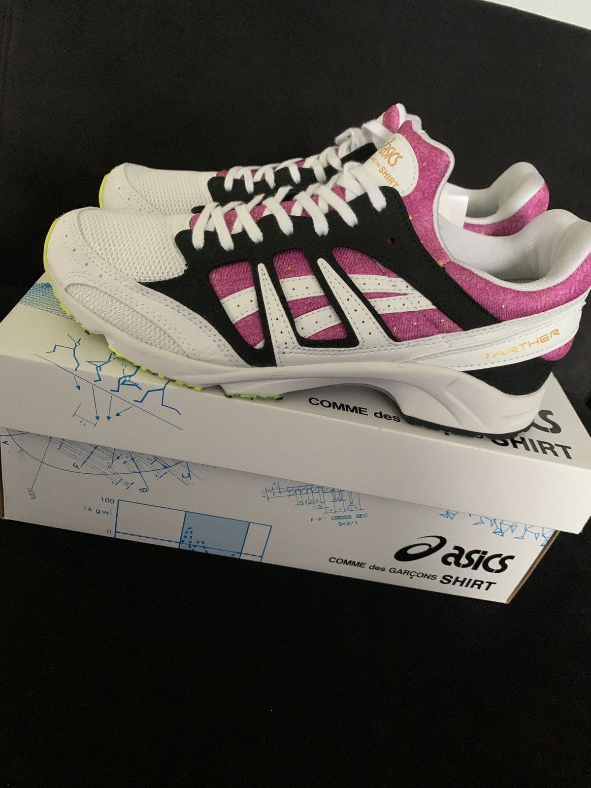 comme des garcons x asics tarther sd