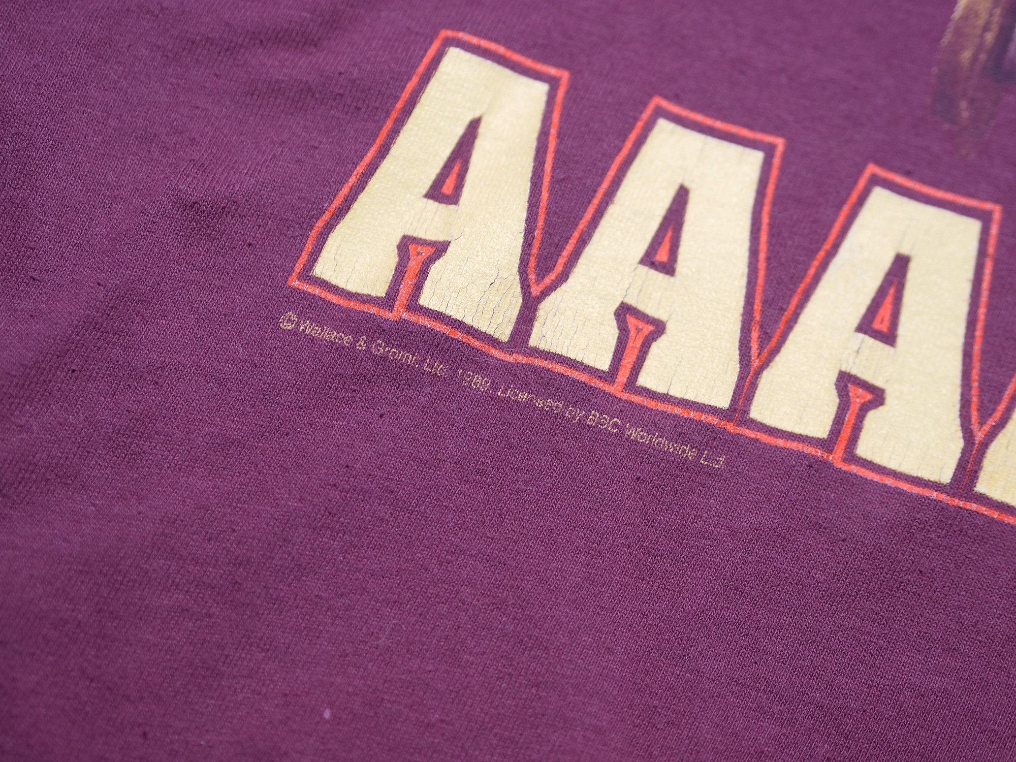 Vintage Aardman Walles and Gromit vintage 1989 year t-shirt Size US S / EU 44-46 / 1 - 6 Thumbnail