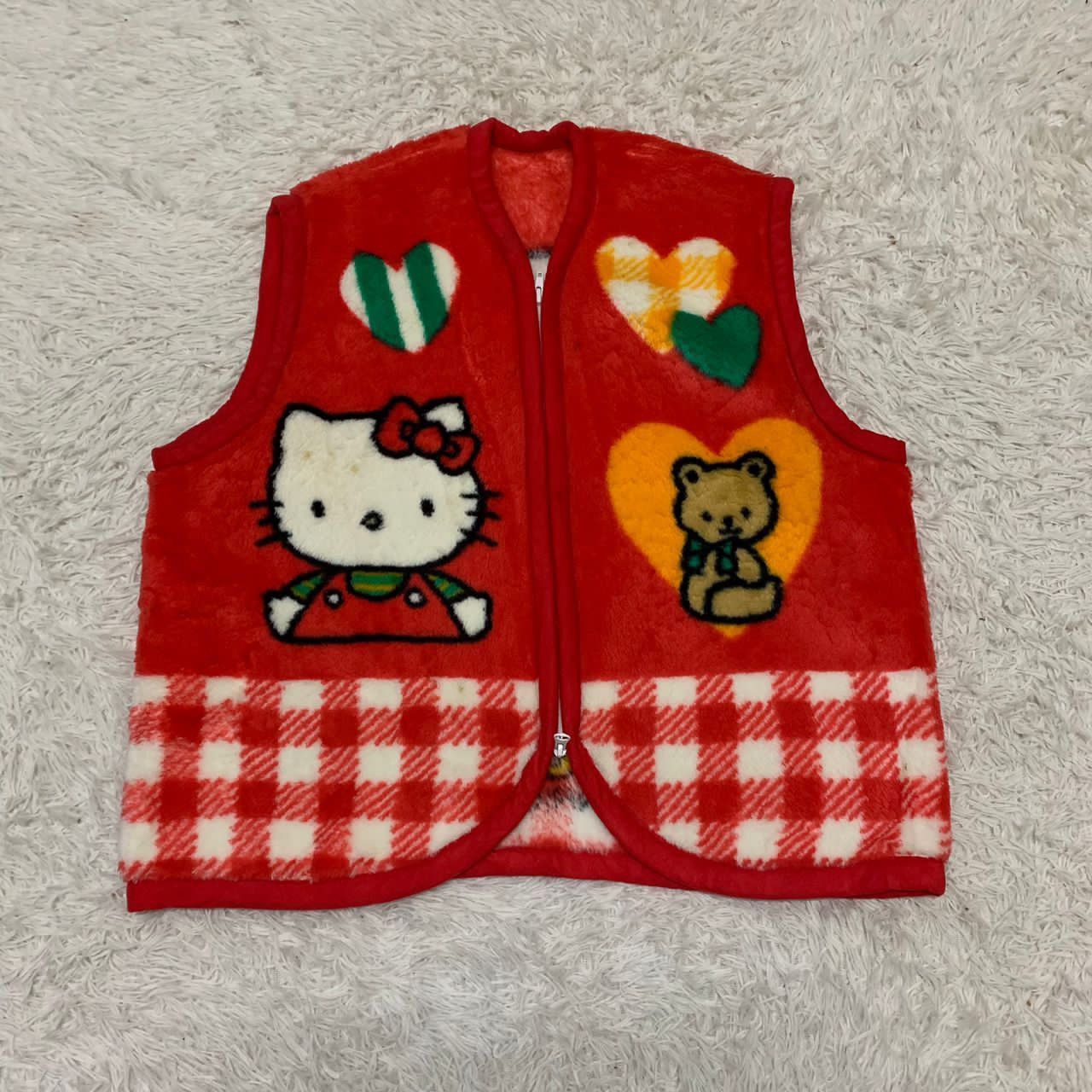 Japanese Brand Vintage Sanrio Hello Kitty fleece vest Size US L / EU 52-54 / 3 - 11 Thumbnail