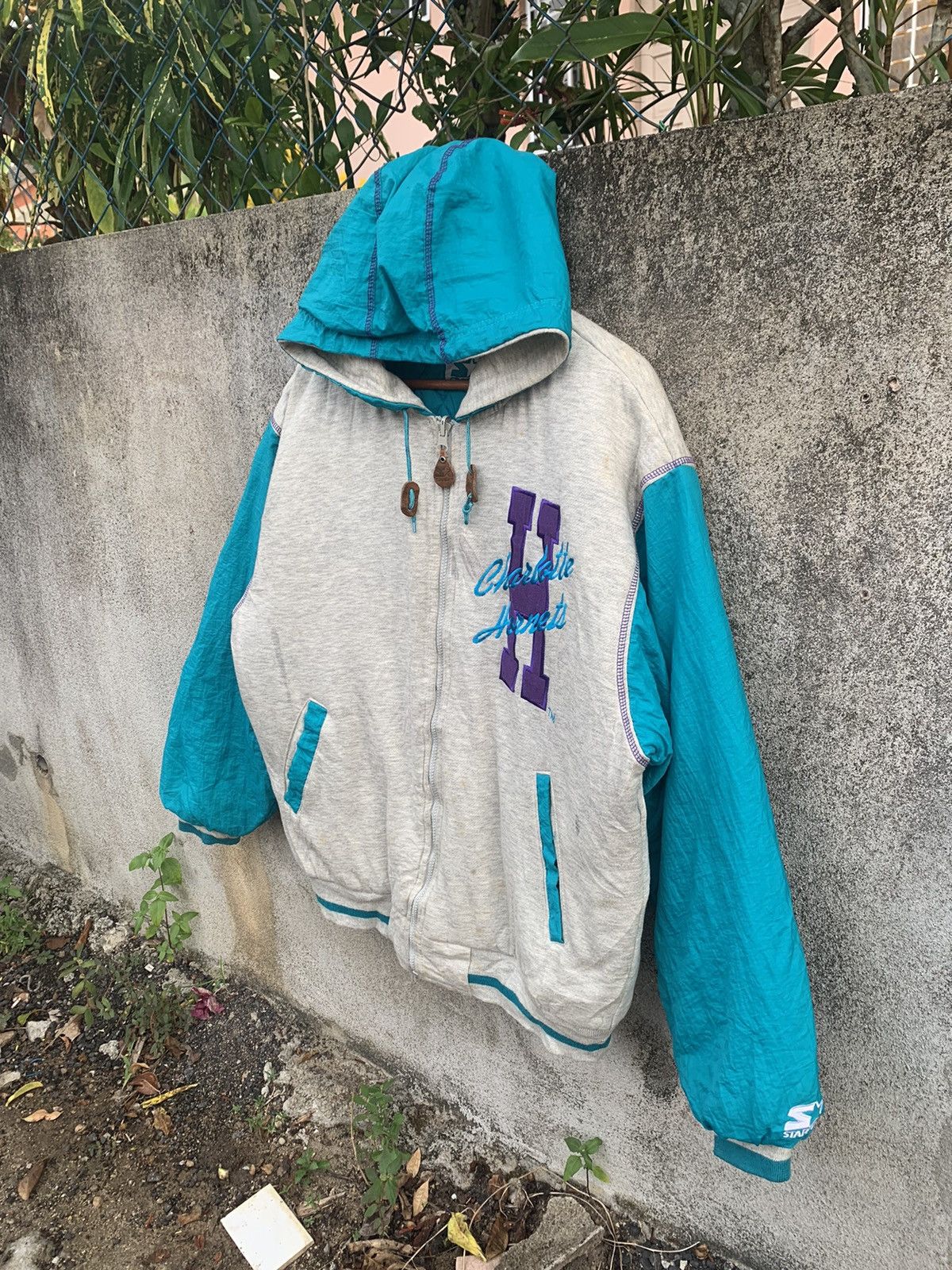 Japanese Brand Vintage 90s Starter NBA reversible Jacket Size US L / EU 52-54 / 3 - 2 Thumbnail