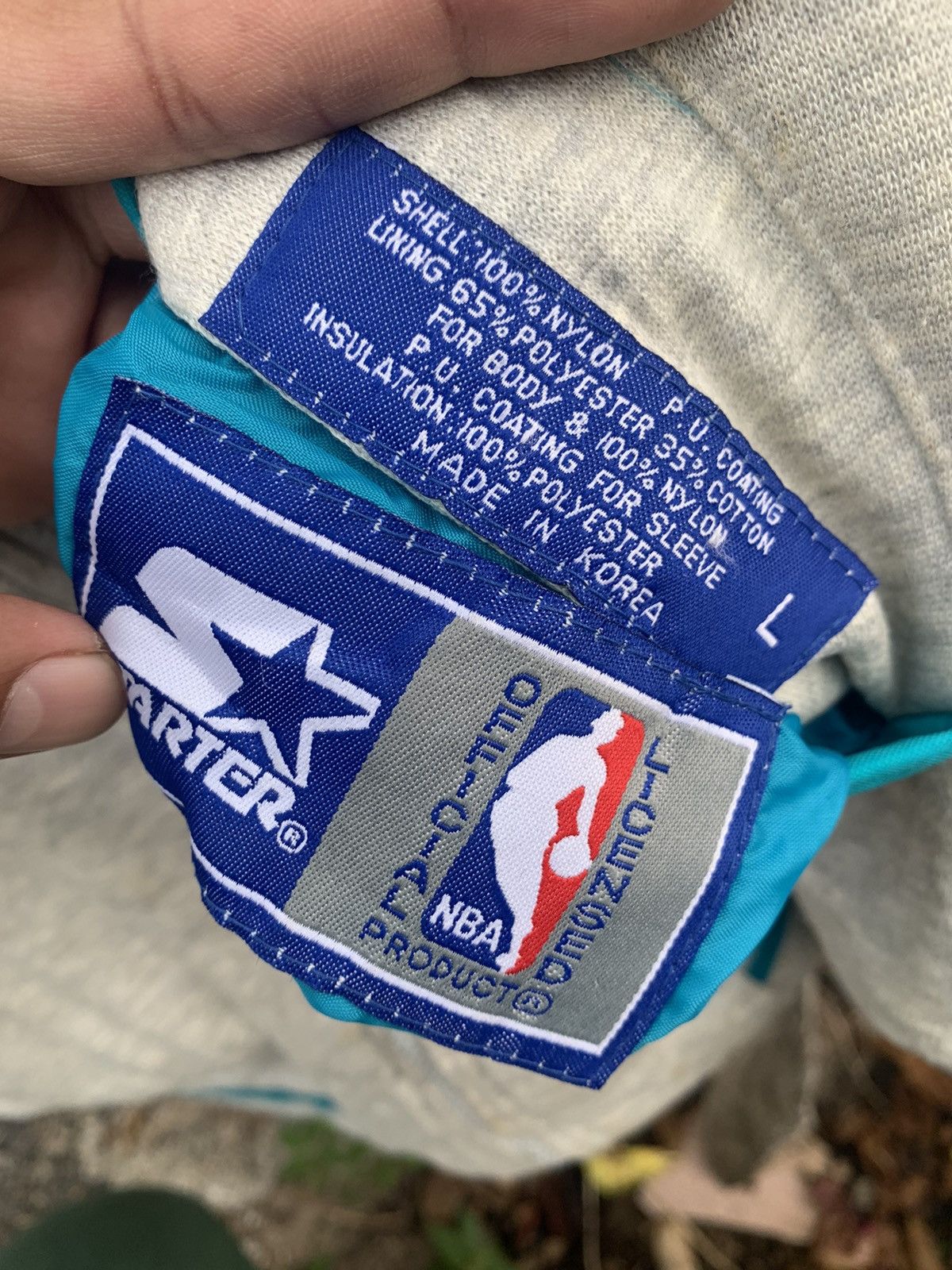 Japanese Brand Vintage 90s Starter NBA reversible Jacket Size US L / EU 52-54 / 3 - 11 Thumbnail