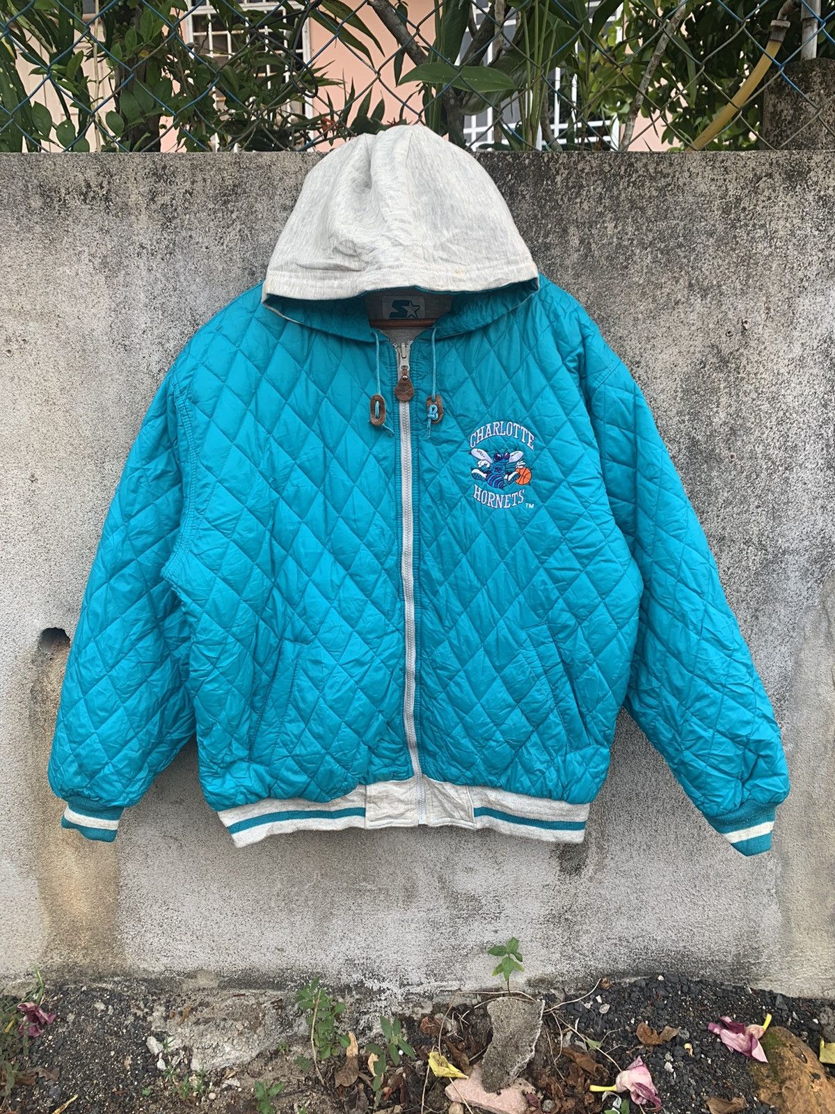 Japanese Brand Vintage 90s Starter NBA reversible Jacket Size US L / EU 52-54 / 3 - 3 Thumbnail