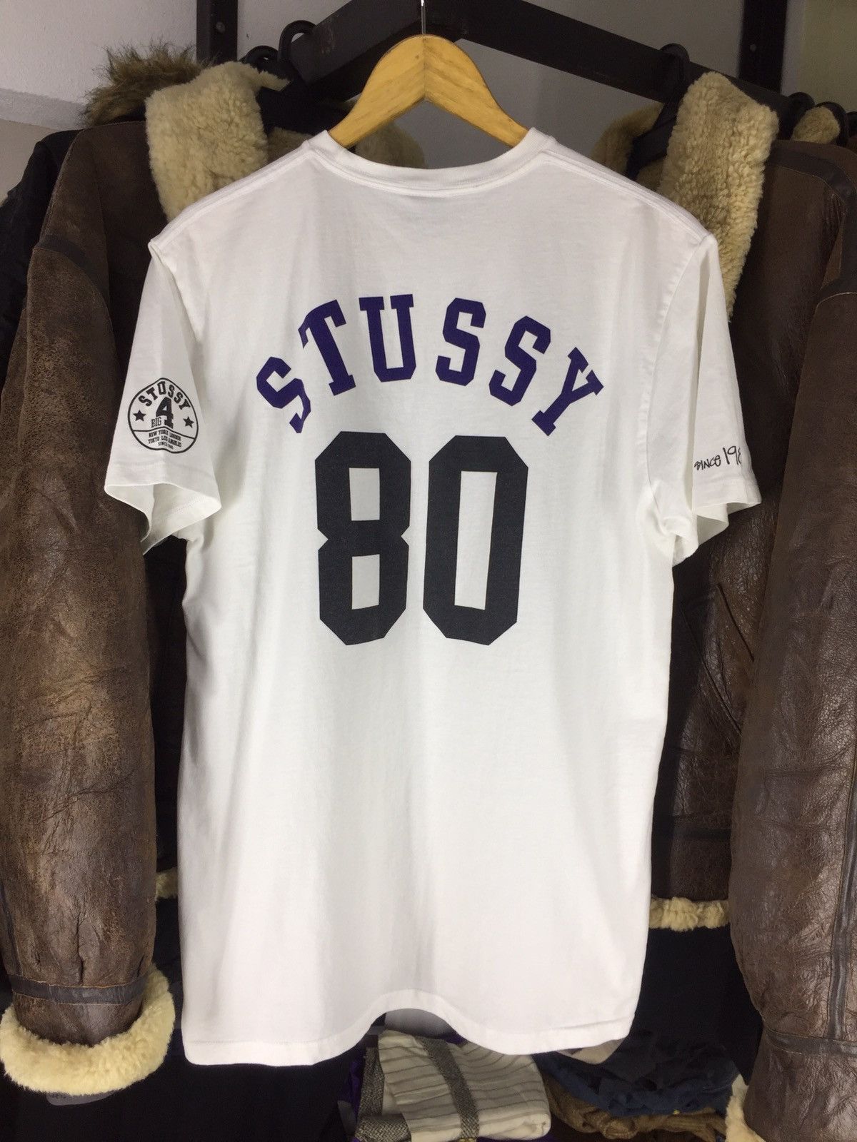 Stussy STUSSY 80 BIG 4 x LOCAL COLOR SHIRT (fit M) Size US M / EU 48-50 / 2 - 2 Thumbnail