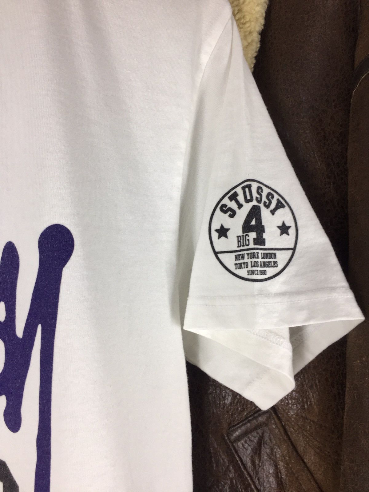 Stussy STUSSY 80 BIG 4 x LOCAL COLOR SHIRT (fit M) Size US M / EU 48-50 / 2 - 4 Thumbnail