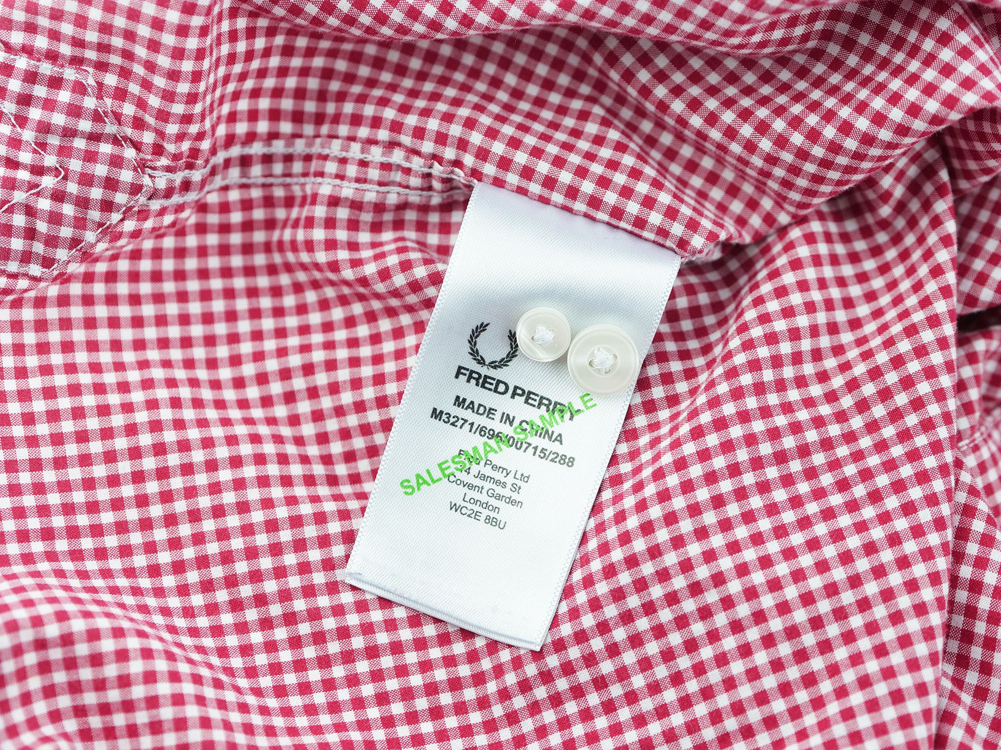 Fred Perry Fred Perry slim plaid shirt Size US M / EU 48-50 / 2 - 6 Thumbnail