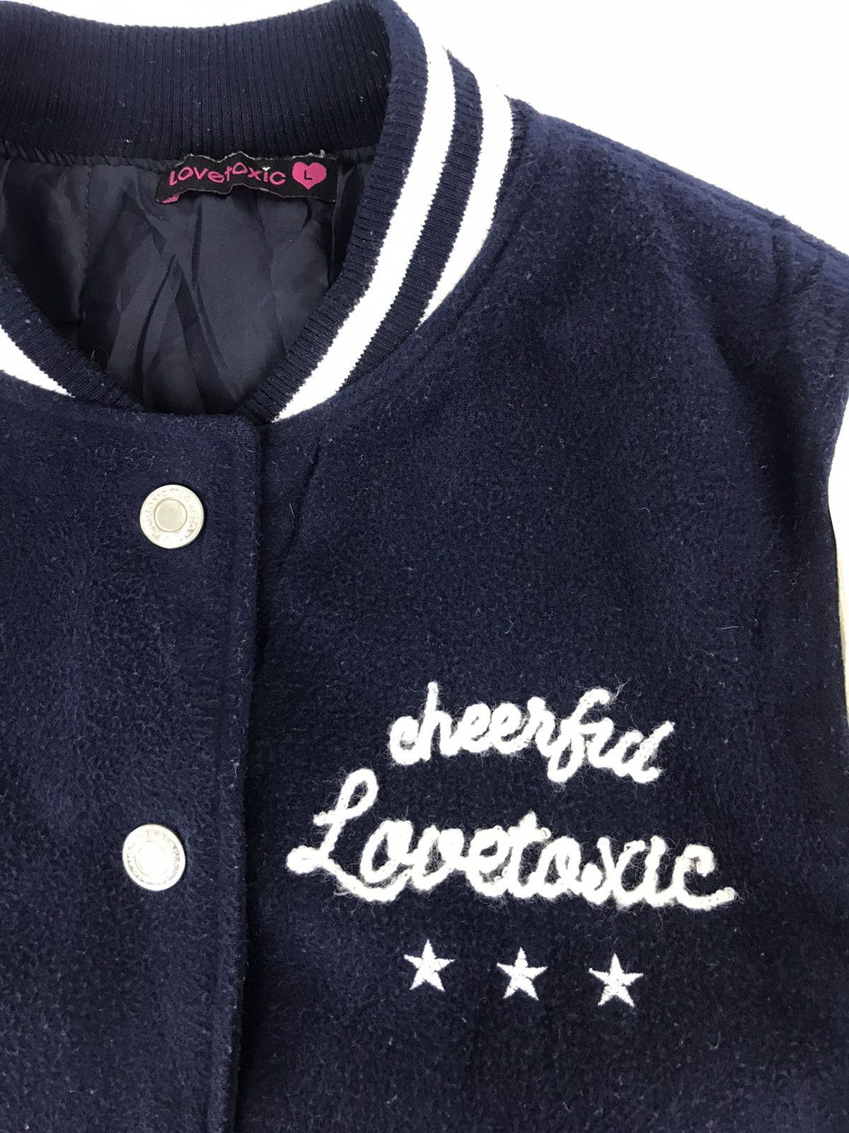 Japanese Brand Vintage Love Toxic Wish Me Luck Embroidery Big Logo Size US S / EU 44-46 / 1 - 3 Thumbnail