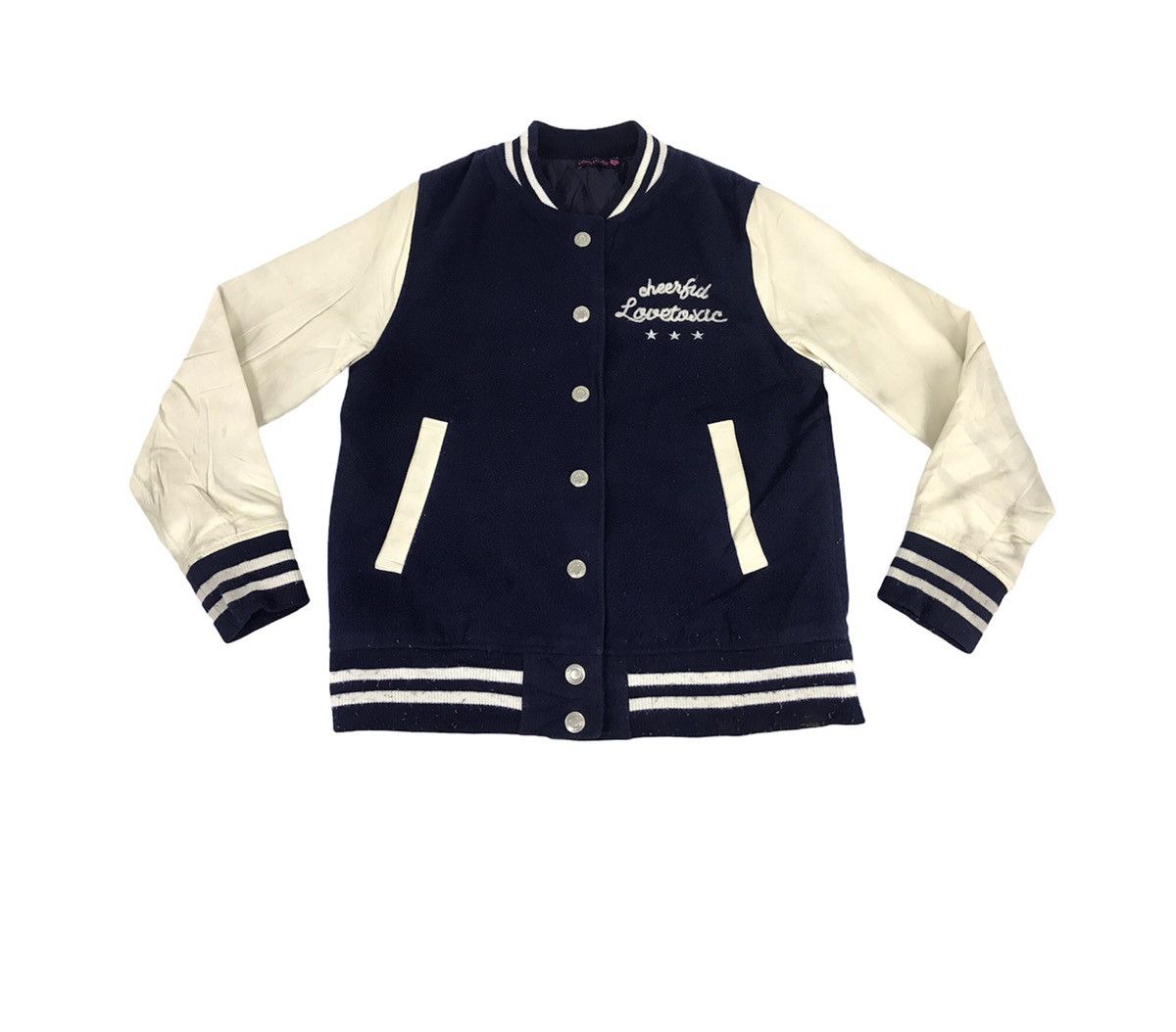 Japanese Brand Vintage Love Toxic Wish Me Luck Embroidery Big Logo Size US S / EU 44-46 / 1 - 2 Thumbnail