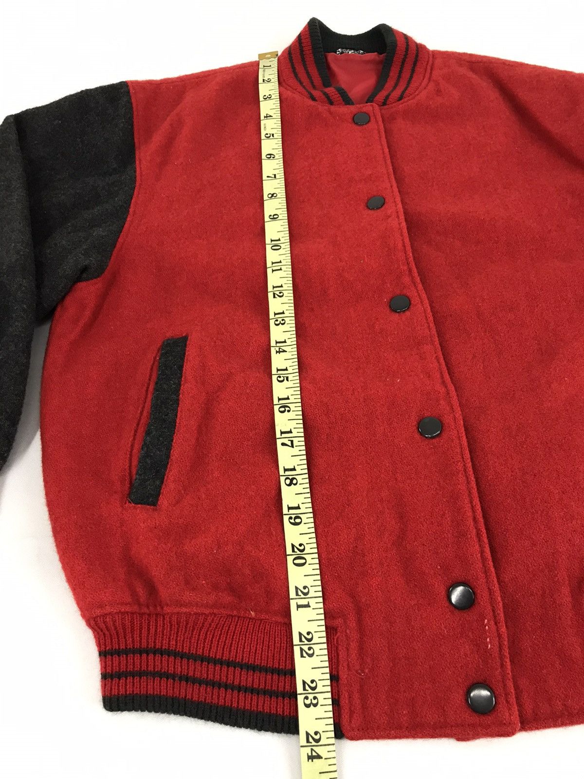 Japanese Brand × Vintage Vintage Varsity Jacket Wool BaseBall Team Play Ball Size US M / EU 48-50 / 2 - 11 Thumbnail
