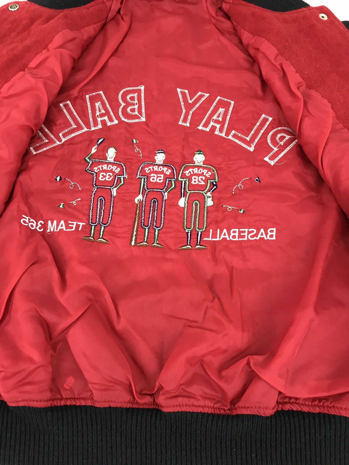 Japanese Brand × Vintage Vintage Varsity Jacket Wool BaseBall Team Play Ball Size US M / EU 48-50 / 2 - 5 Thumbnail