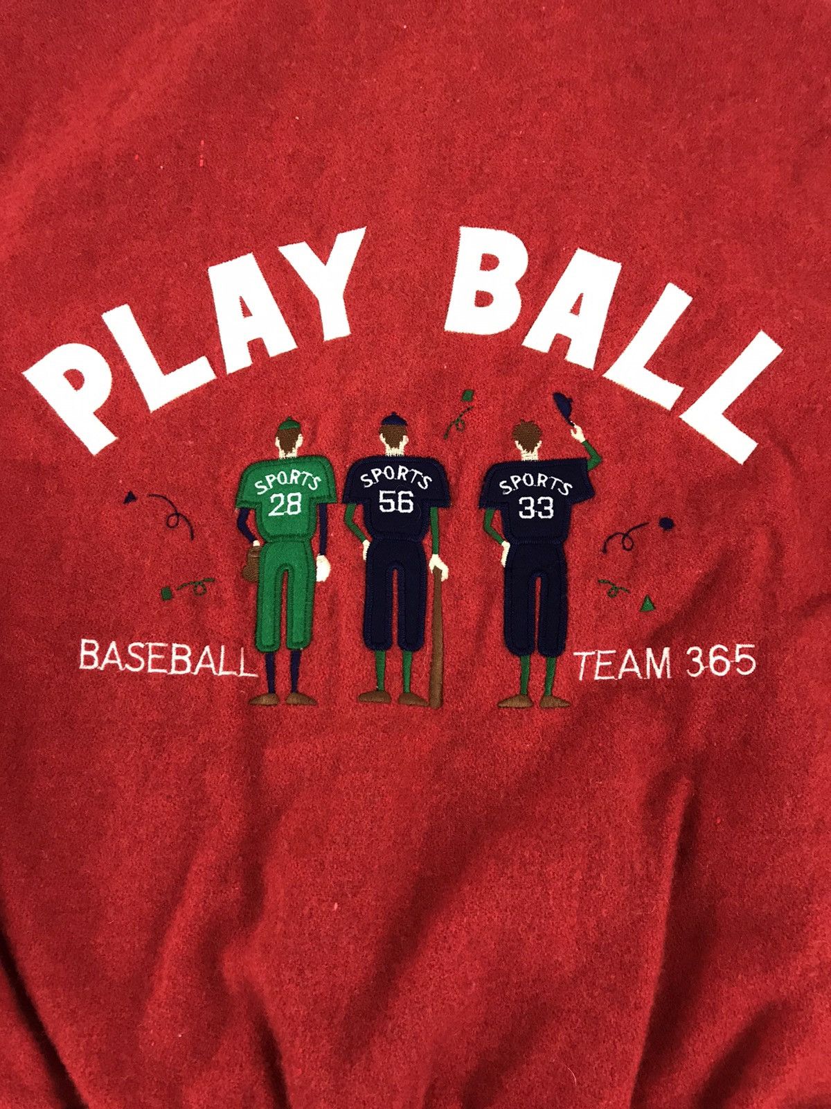 Japanese Brand × Vintage Vintage Varsity Jacket Wool BaseBall Team Play Ball Size US M / EU 48-50 / 2 - 4 Thumbnail