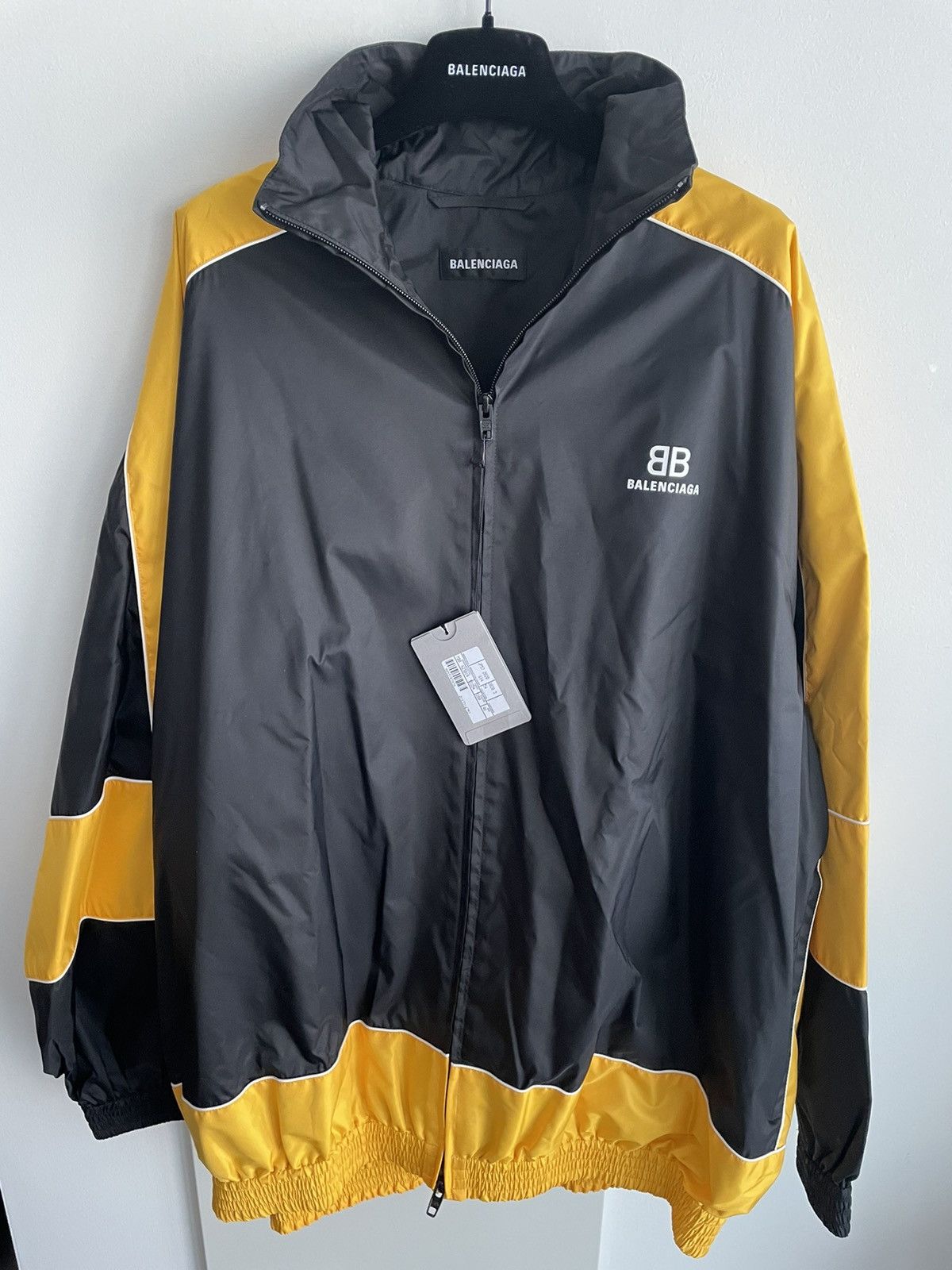 Balenciaga Limited Edition Runway $2k Brand NEW BB Logo Track Jacket Size US XL / EU 56 / 4 - 23 Thumbnail