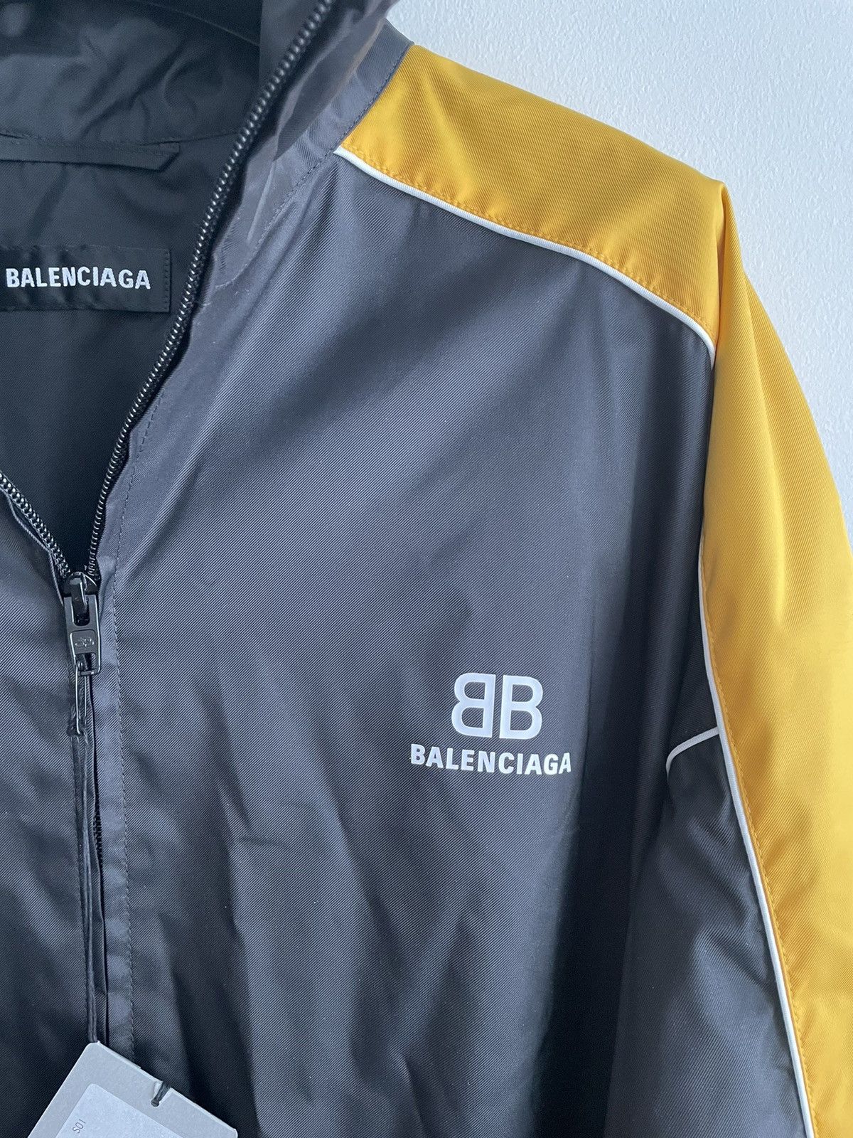 Balenciaga Limited Edition Runway $2k Brand NEW BB Logo Track Jacket Size US XL / EU 56 / 4 - 2 Thumbnail