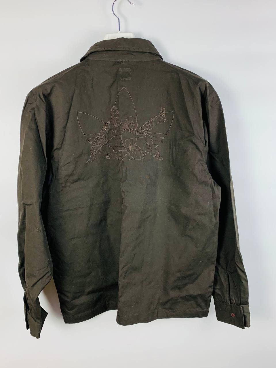 Adidas Adidas shirt button ups dark brown cotton M Size US M / EU 48-50 / 2 - 10 Thumbnail