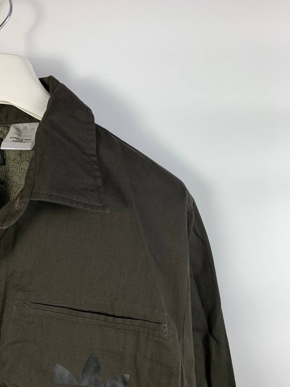 Adidas Adidas shirt button ups dark brown cotton M Size US M / EU 48-50 / 2 - 4 Thumbnail