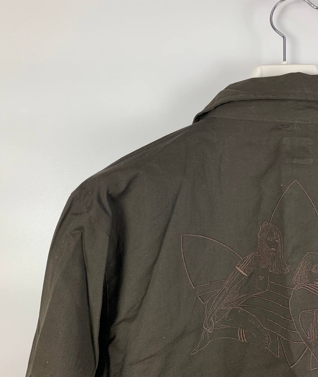 Adidas Adidas shirt button ups dark brown cotton M Size US M / EU 48-50 / 2 - 12 Thumbnail