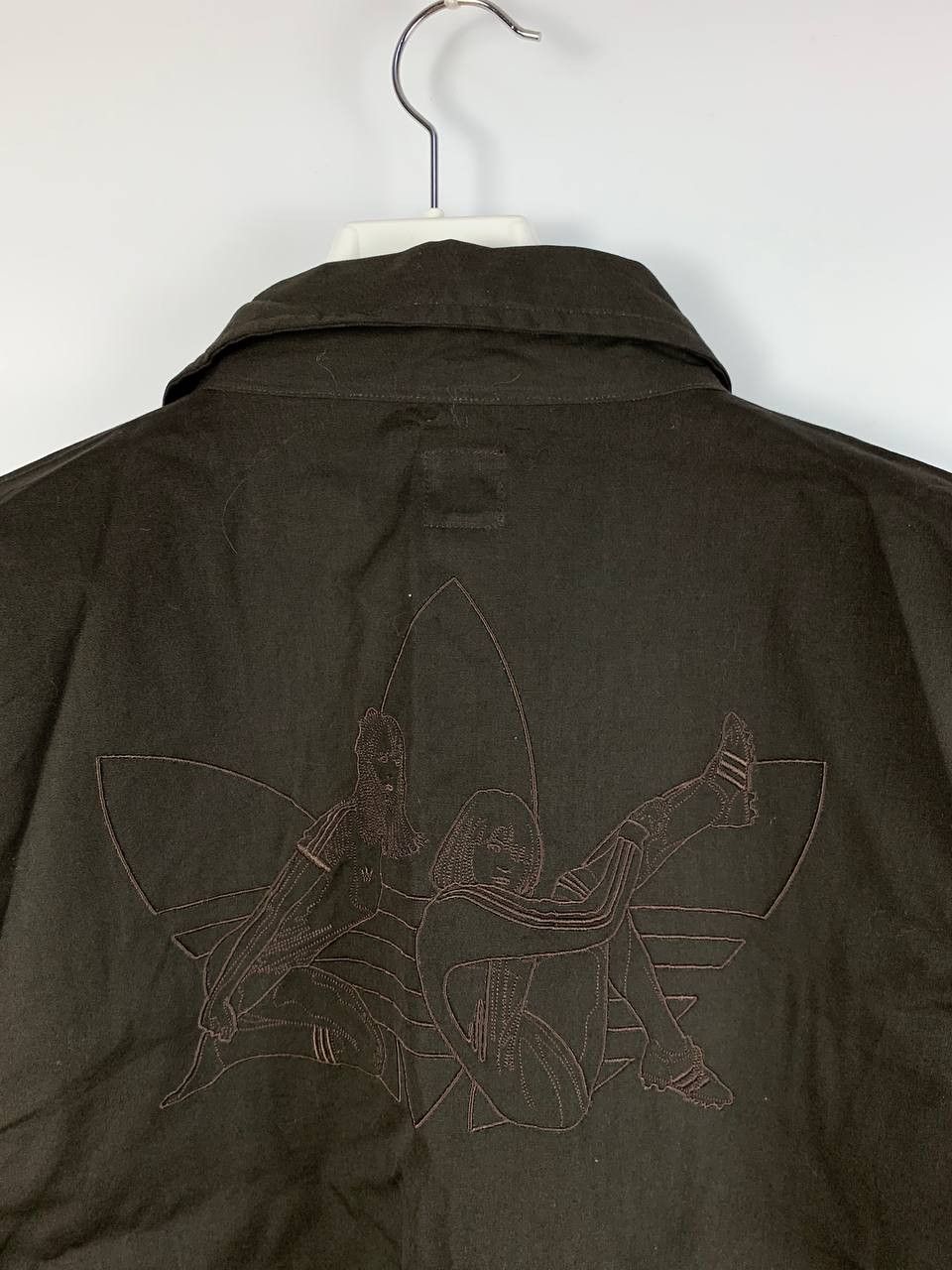 Adidas Adidas shirt button ups dark brown cotton M Size US M / EU 48-50 / 2 - 11 Thumbnail