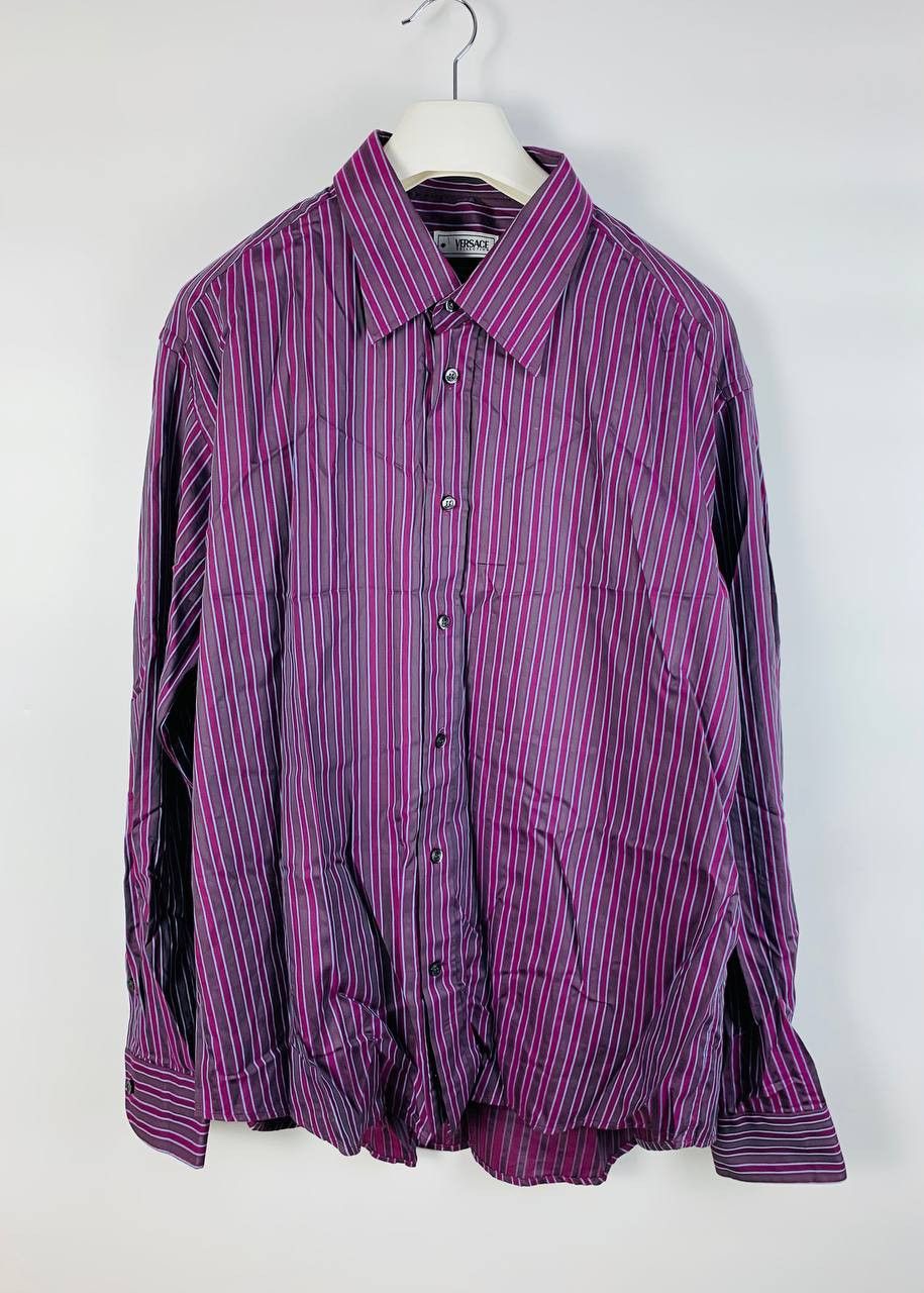 Versace Versace shirt button ups striped multi 46 Size US S / EU 44-46 / 1 - 1 Thumbnail